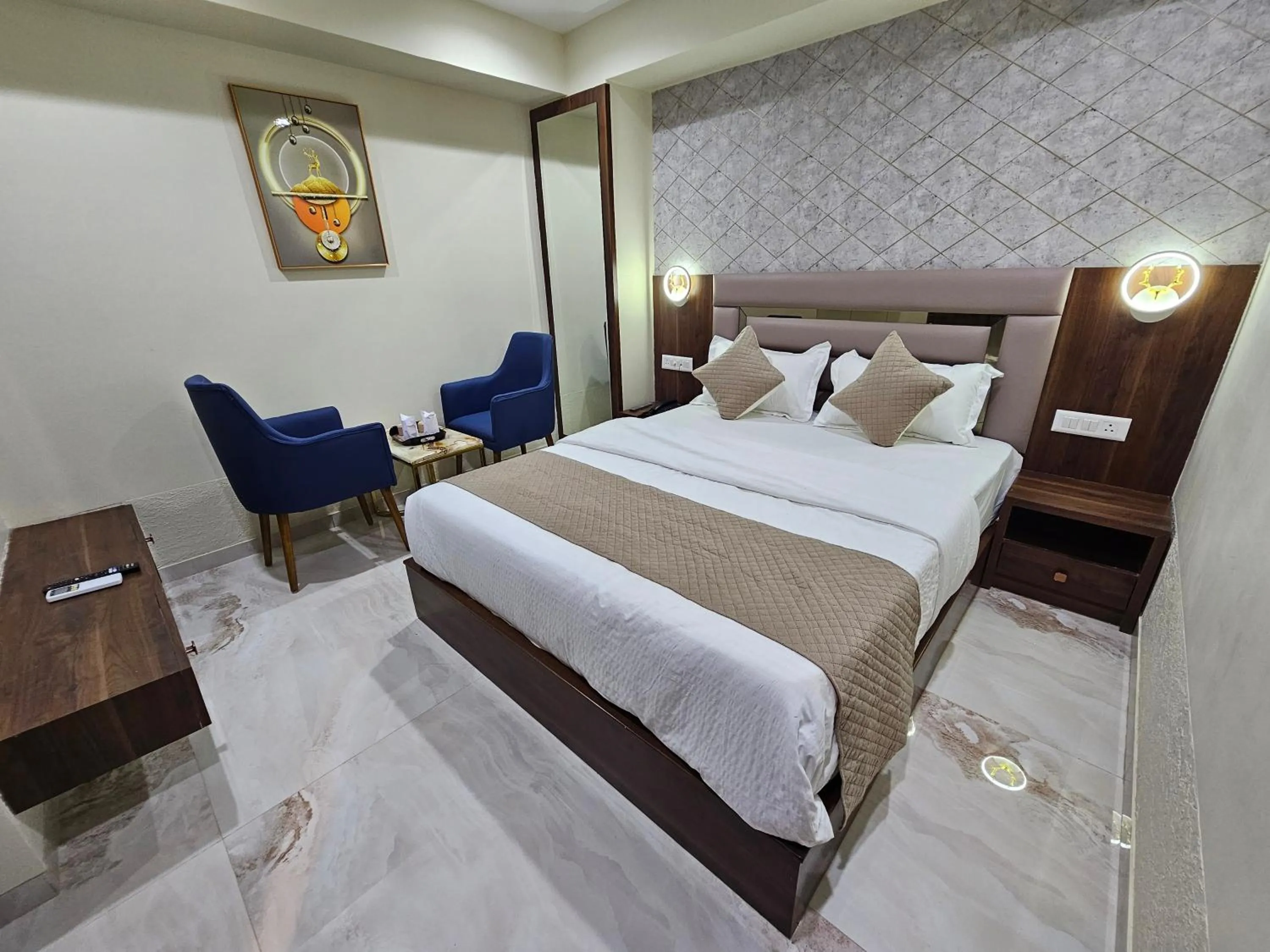 Bed in The Eiffel Hotel & Banquet