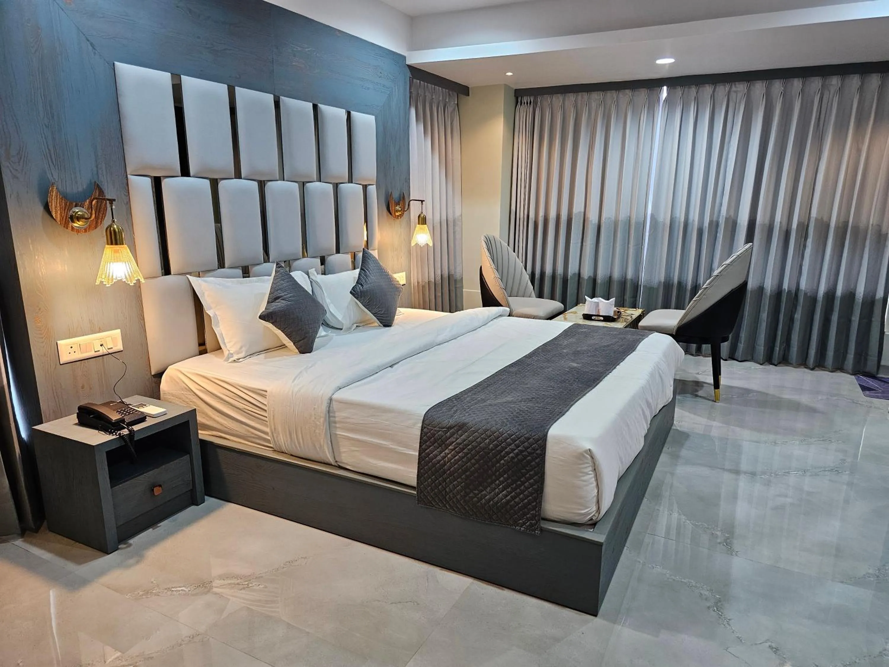 Bed in The Eiffel Hotel & Banquet