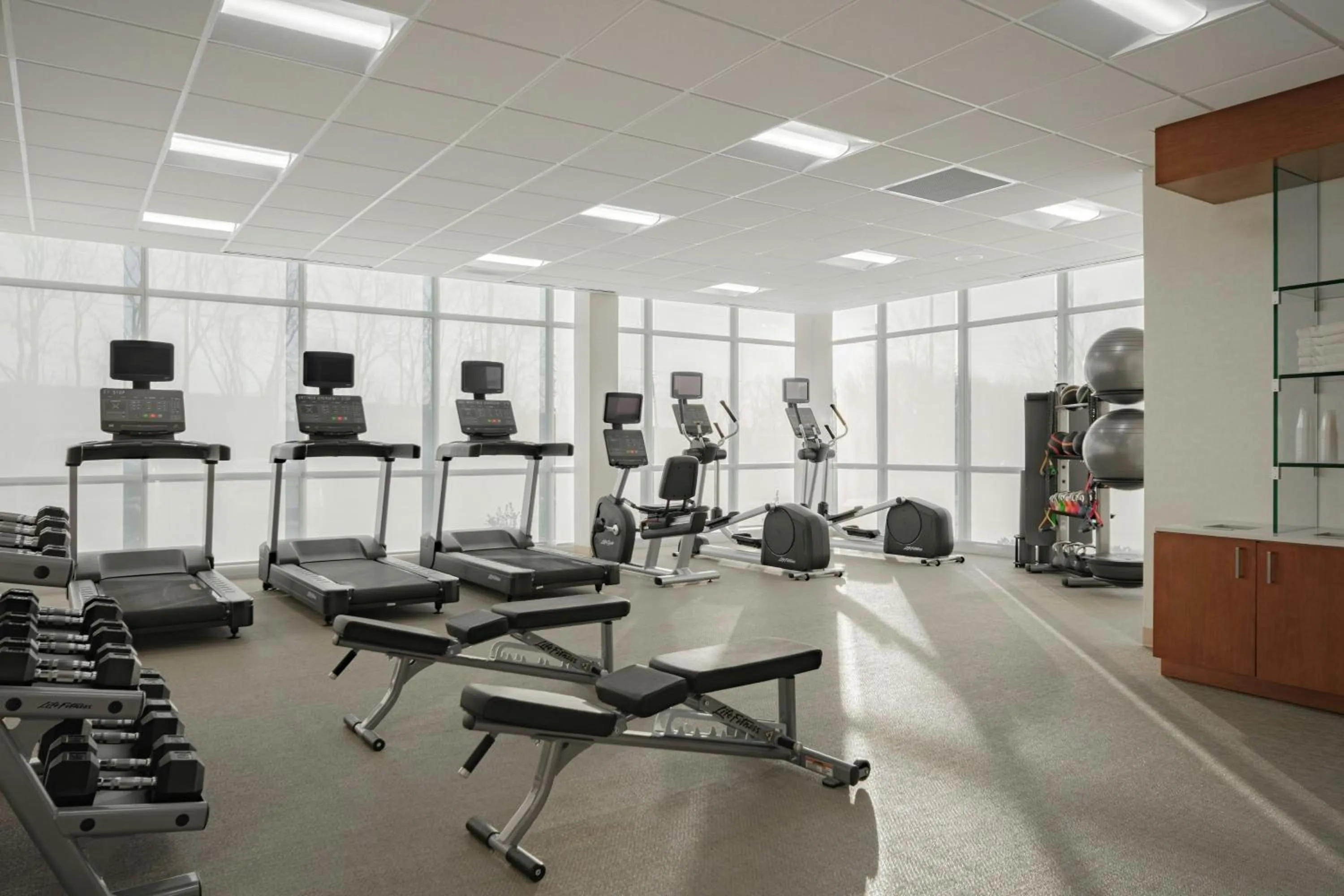Fitness centre/facilities in SpringHill Suites by Marriott Lexington Frankfort