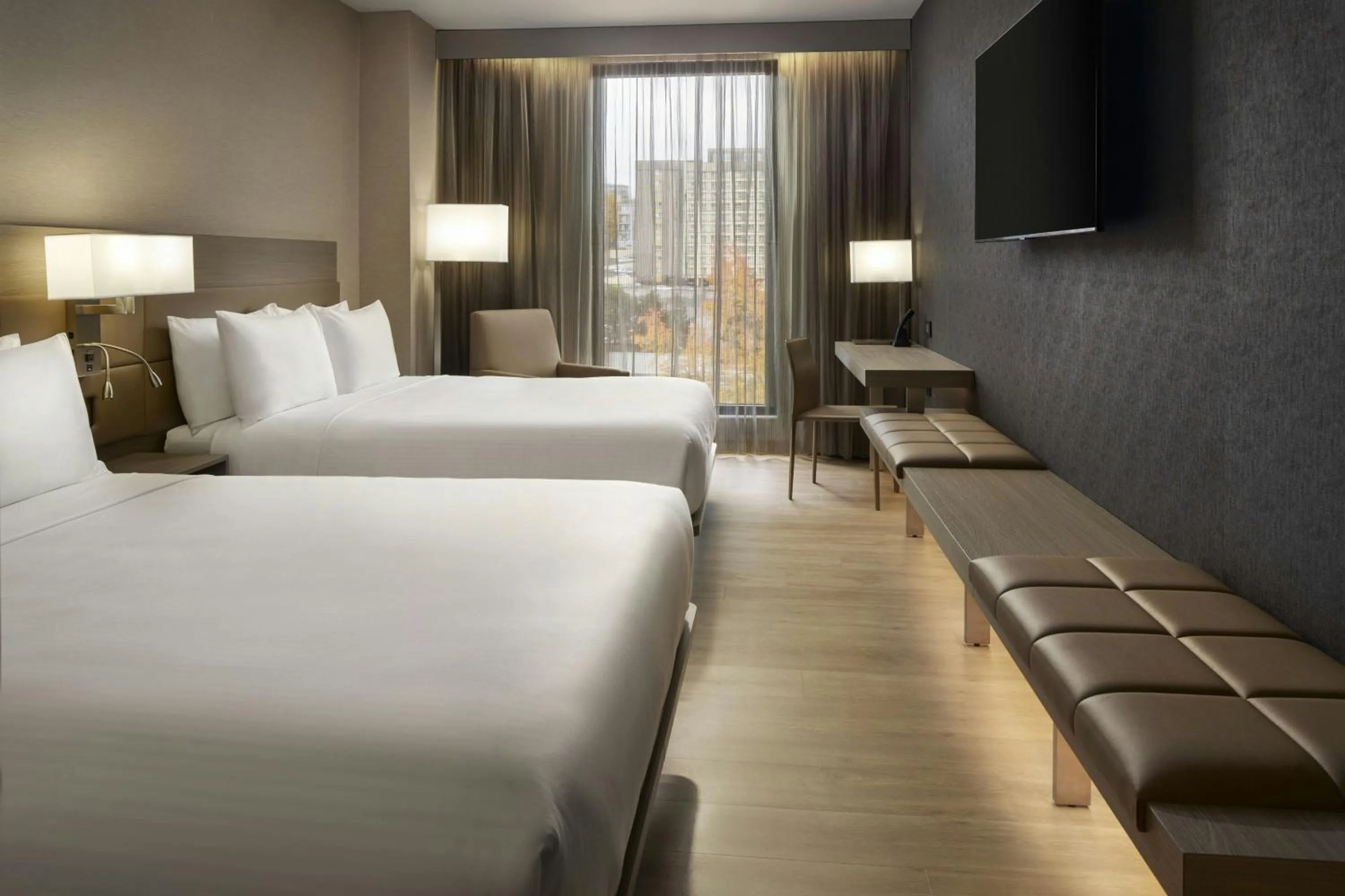 Photo of the whole room, Bed in AC Hotel Seattle Downtown