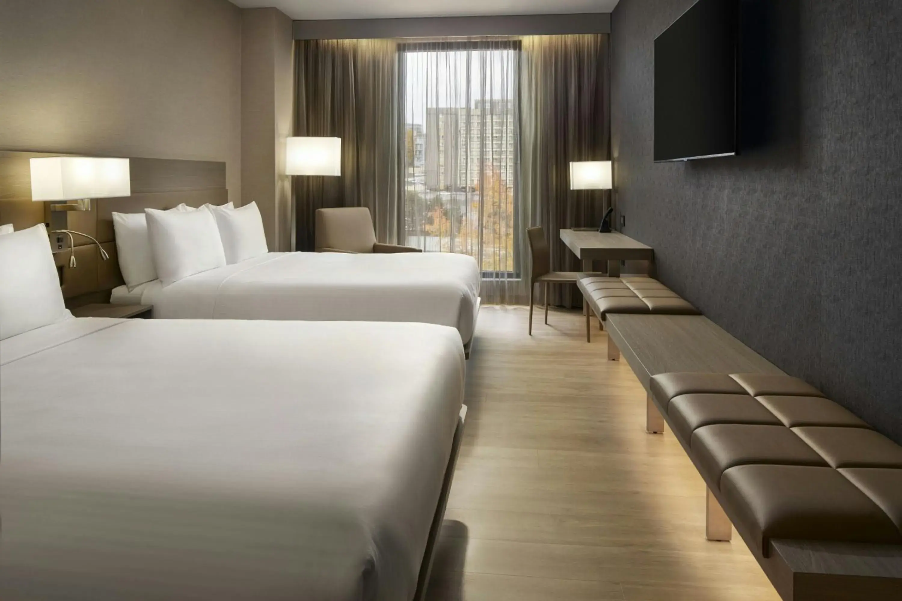 Studio with Two Queen Beds - Hearing Accessible in AC Hotel Seattle Downtown Studio with Two Queen Beds - Hearing Accessible in AC Hotel Seattle Downtown