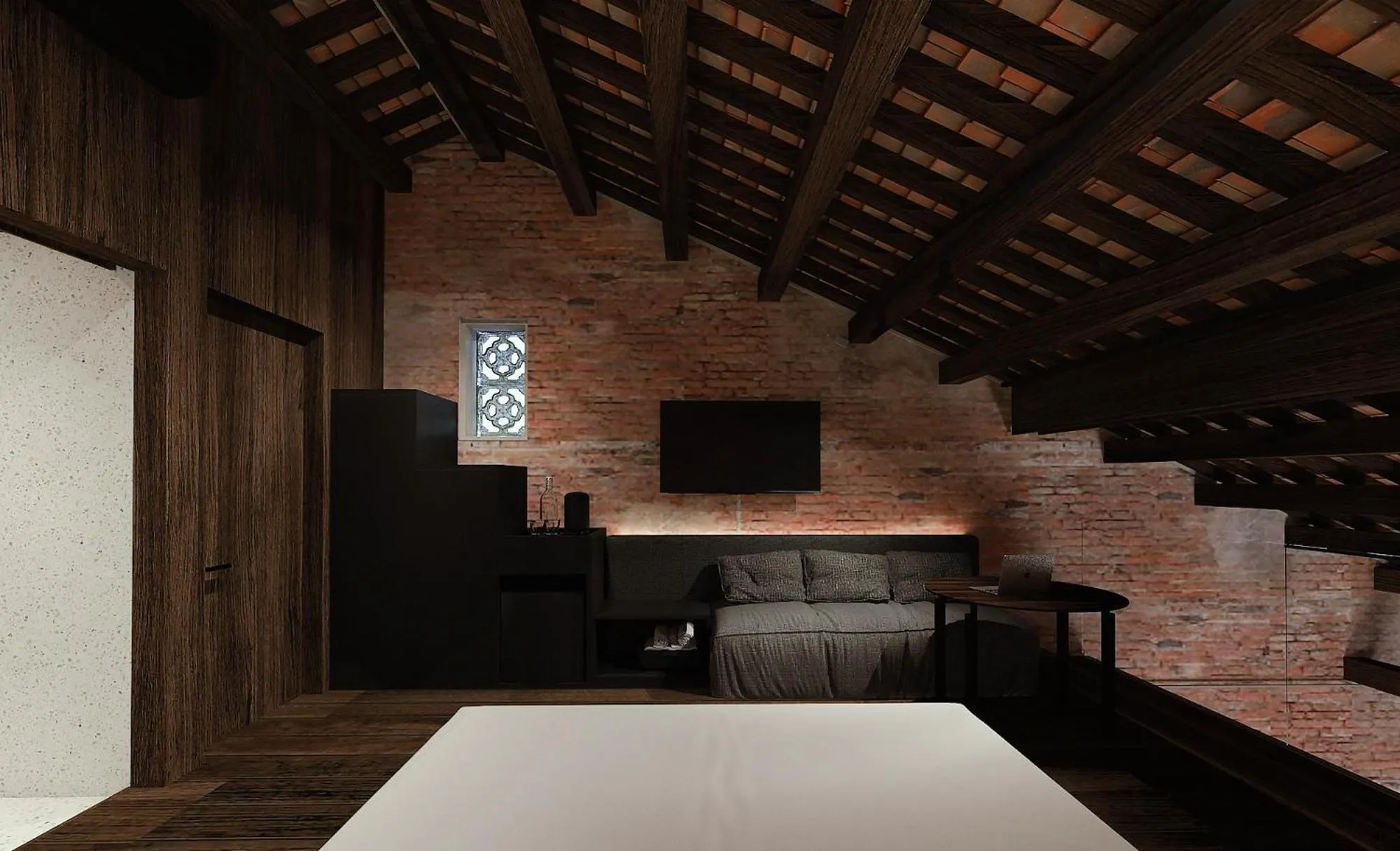 Bed in KLUENNGAM Cafe & Stay