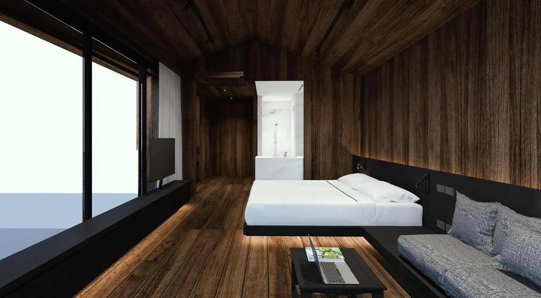 Bed in KLUENNGAM Cafe & Stay