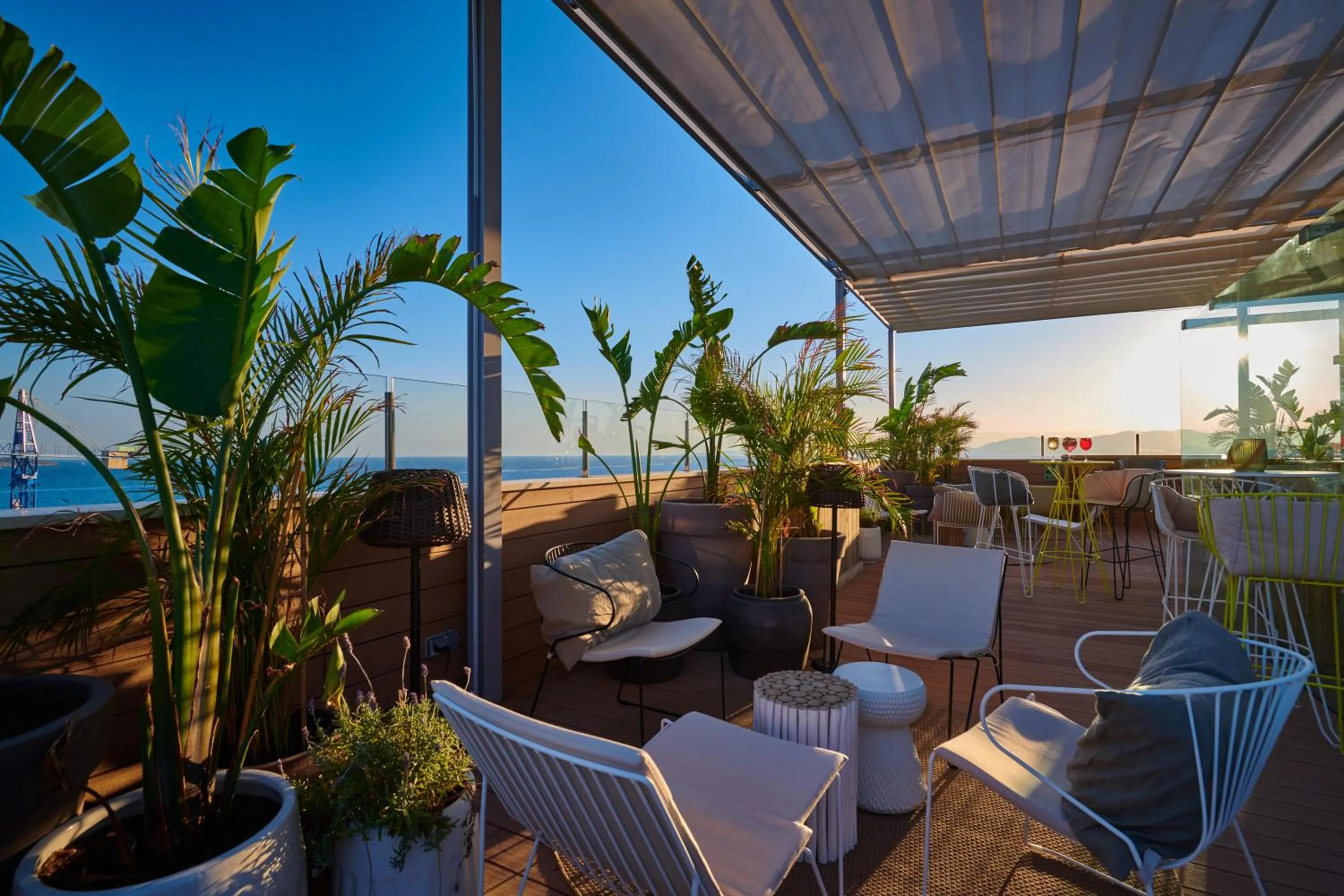 Balcony/Terrace in Hotel Aubamar Bali