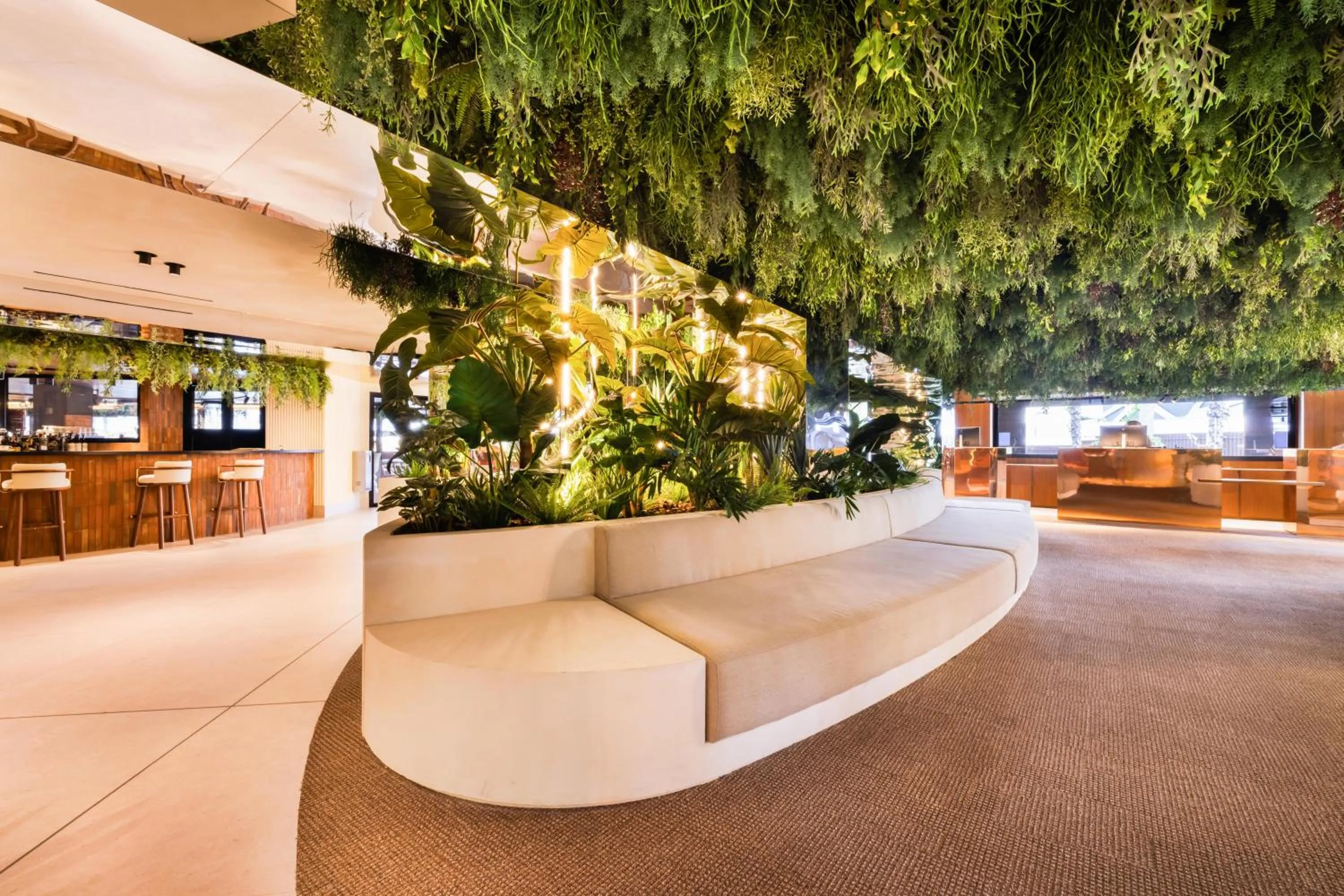 Lobby or reception in Hotel Aubamar Bali