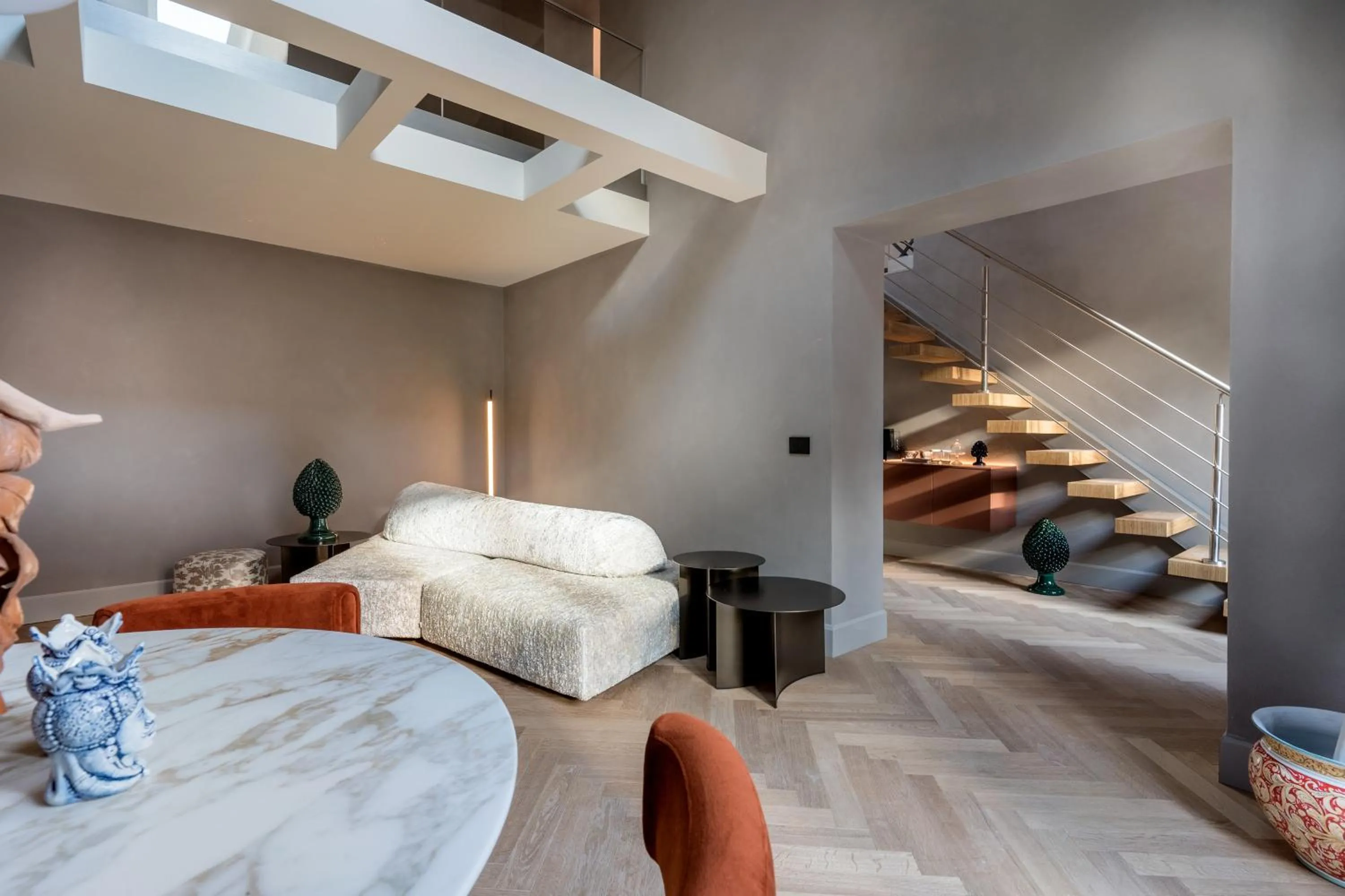 Seating area in Villa Conrad