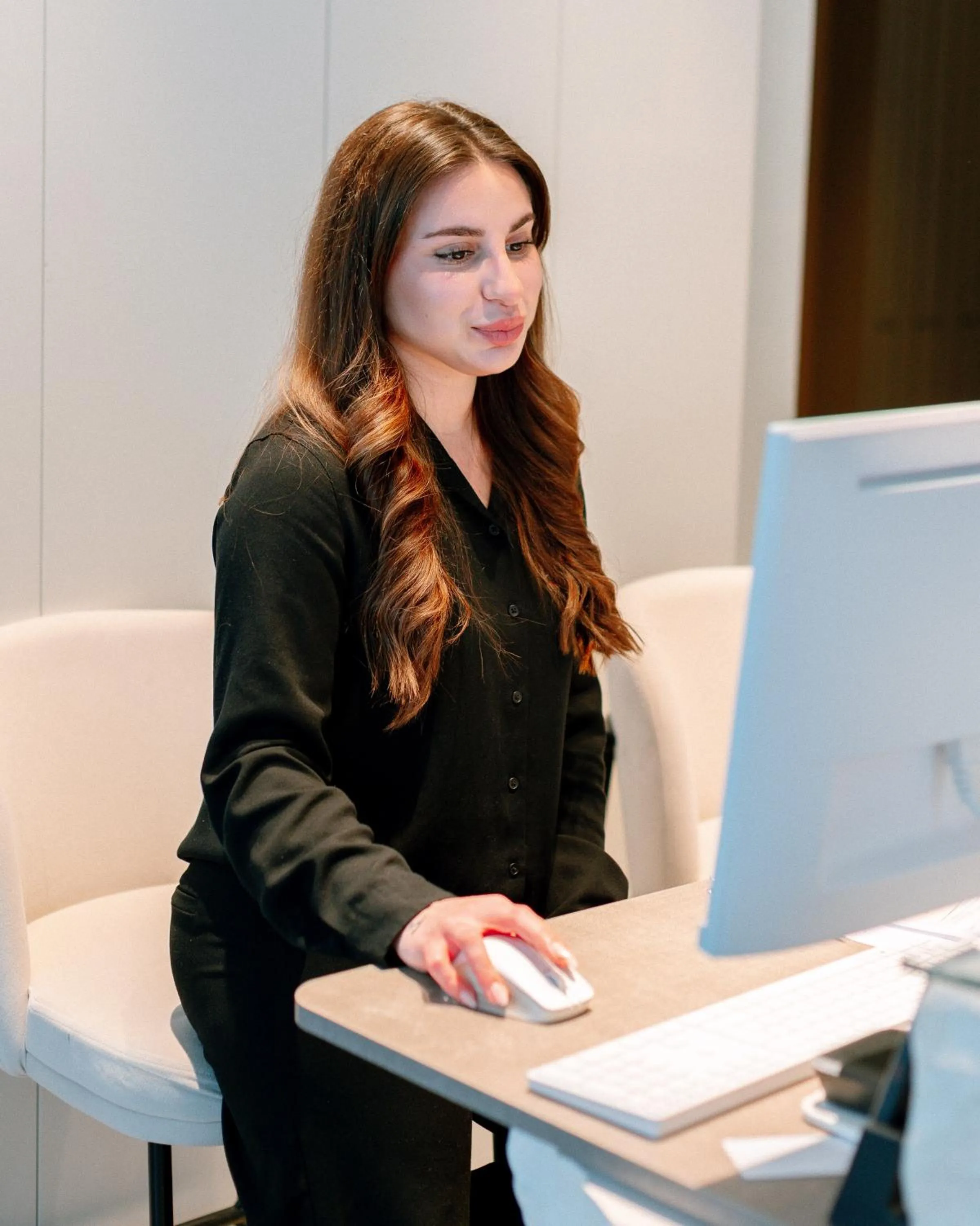 Lobby or reception in The Liman Hotel