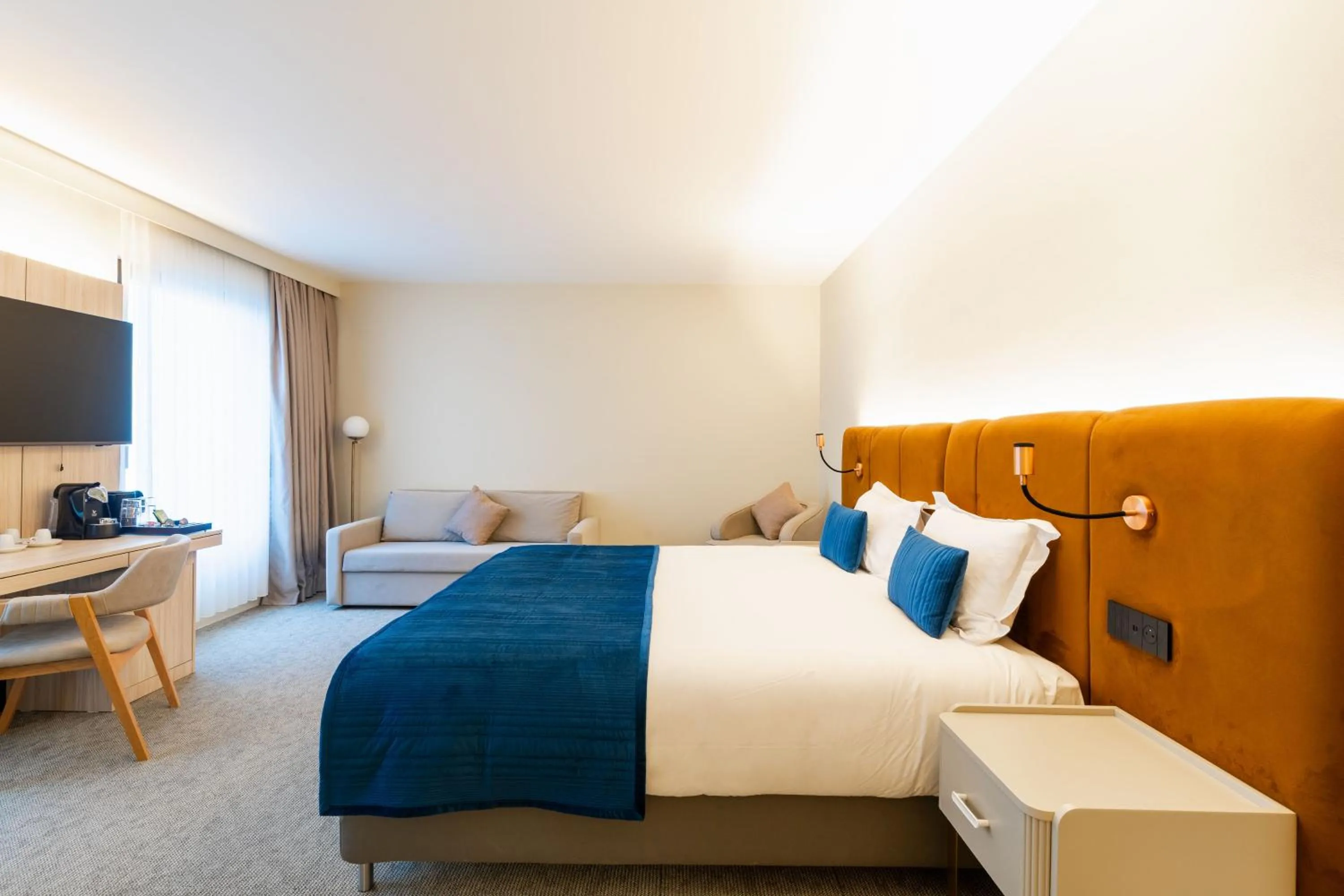 Bedroom, Bed in The Liman Hotel