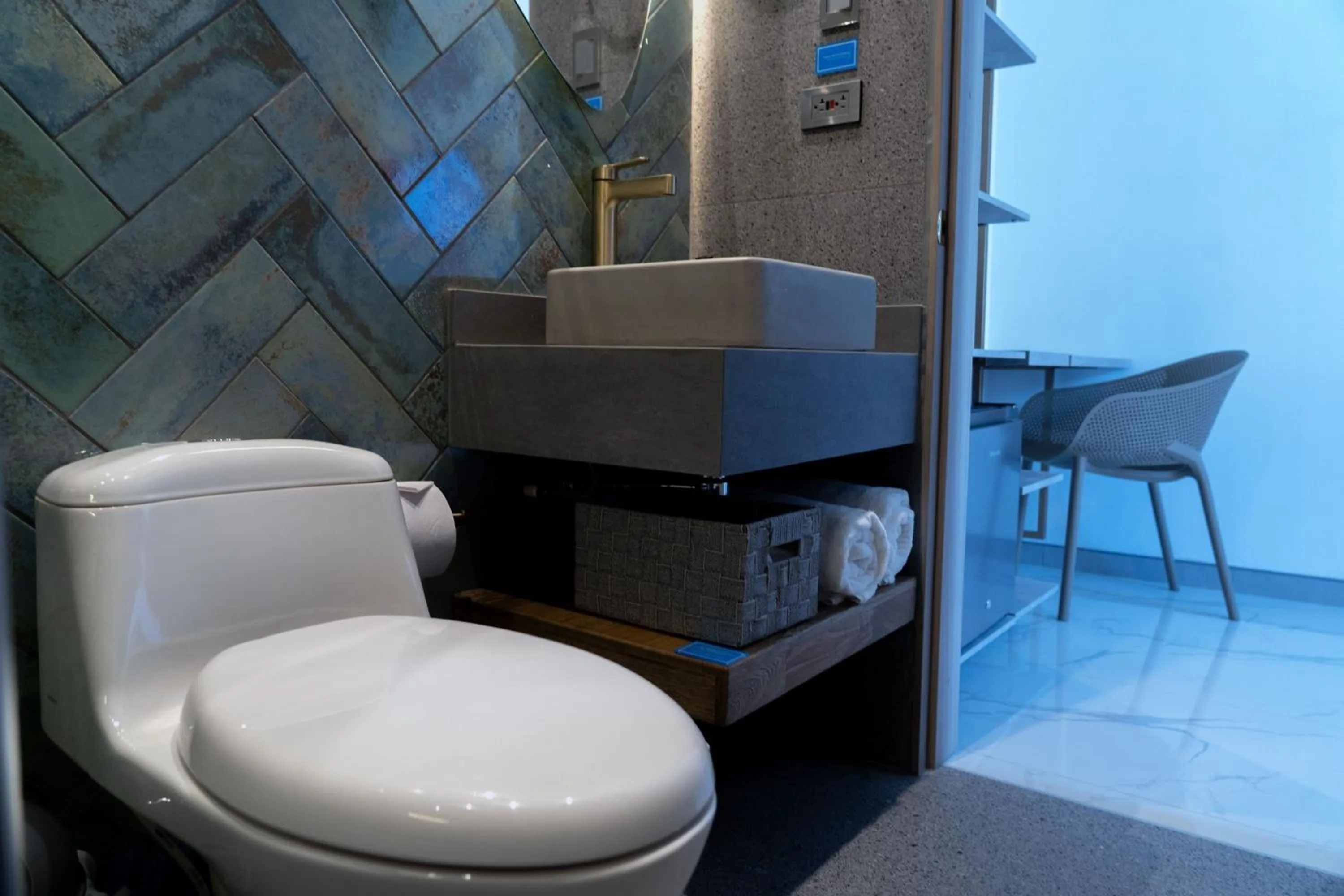 Bathroom in Delamar Hotel