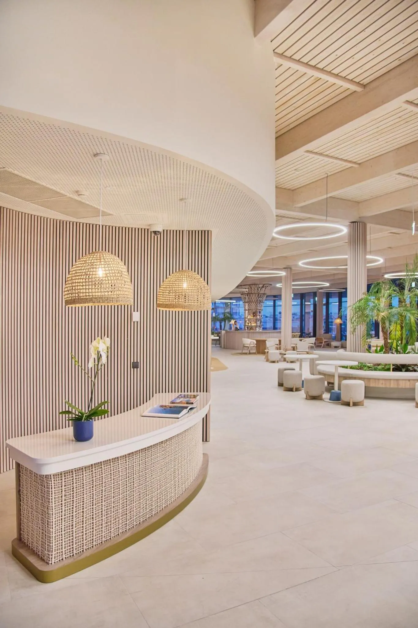 Lobby or reception in The Editory by the Sea Lagos