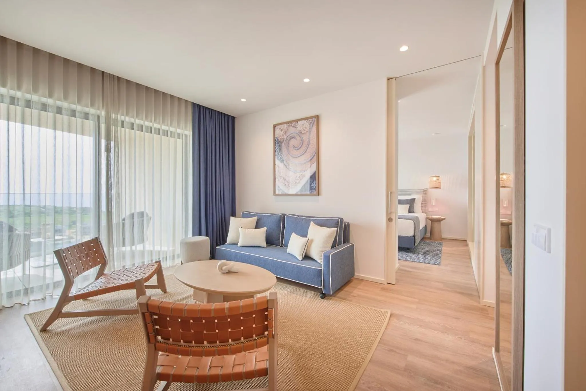 Living room in The Editory by the Sea Lagos