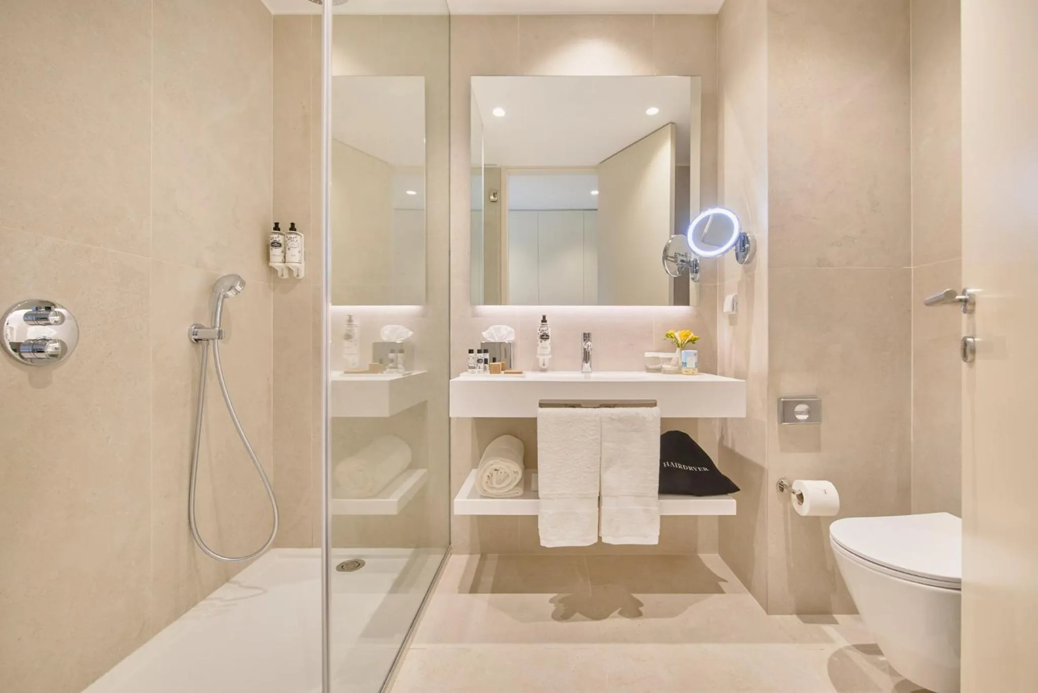 Shower in The Editory by the Sea Lagos