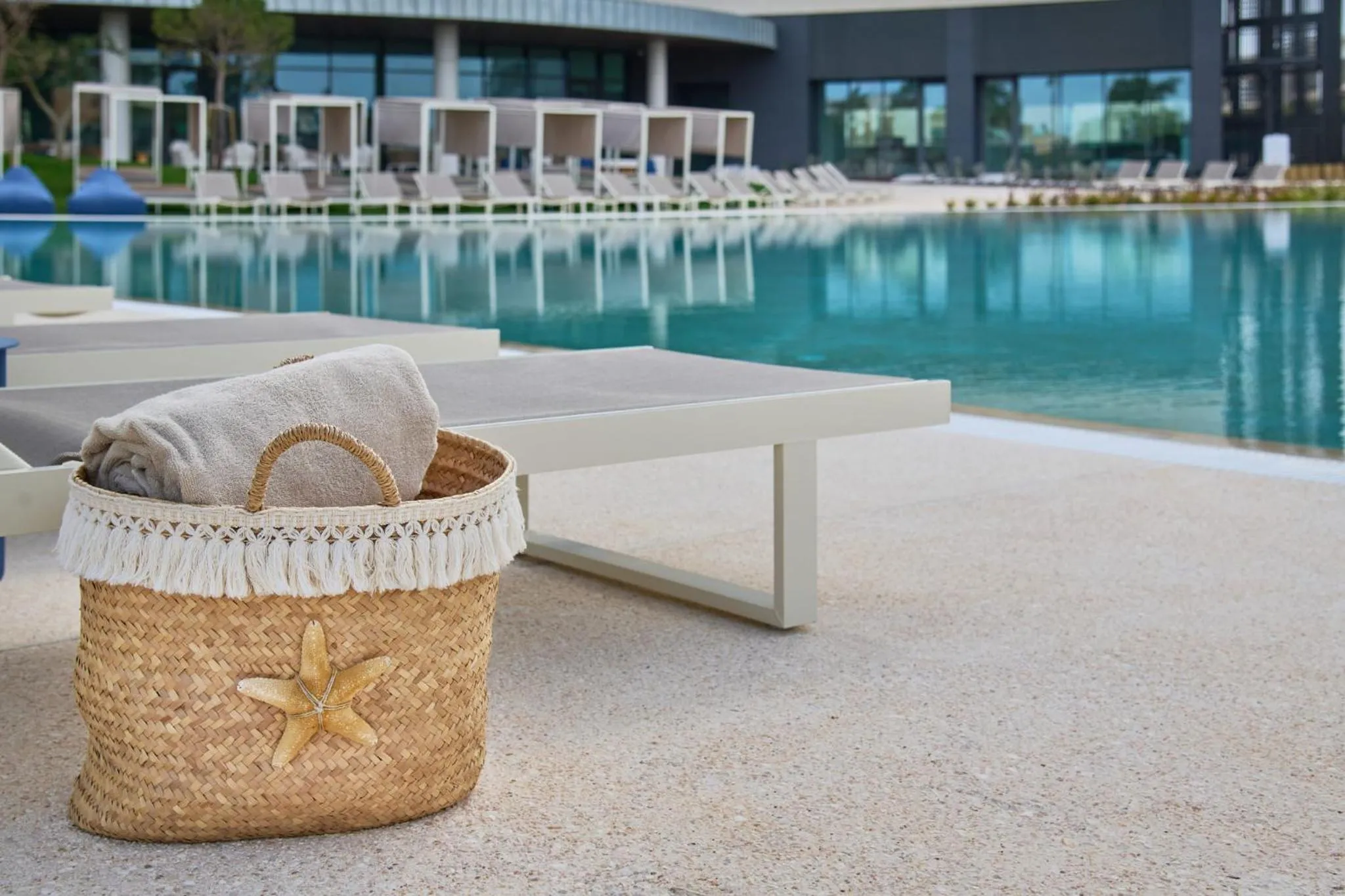 Pool view in The Editory by the Sea Lagos