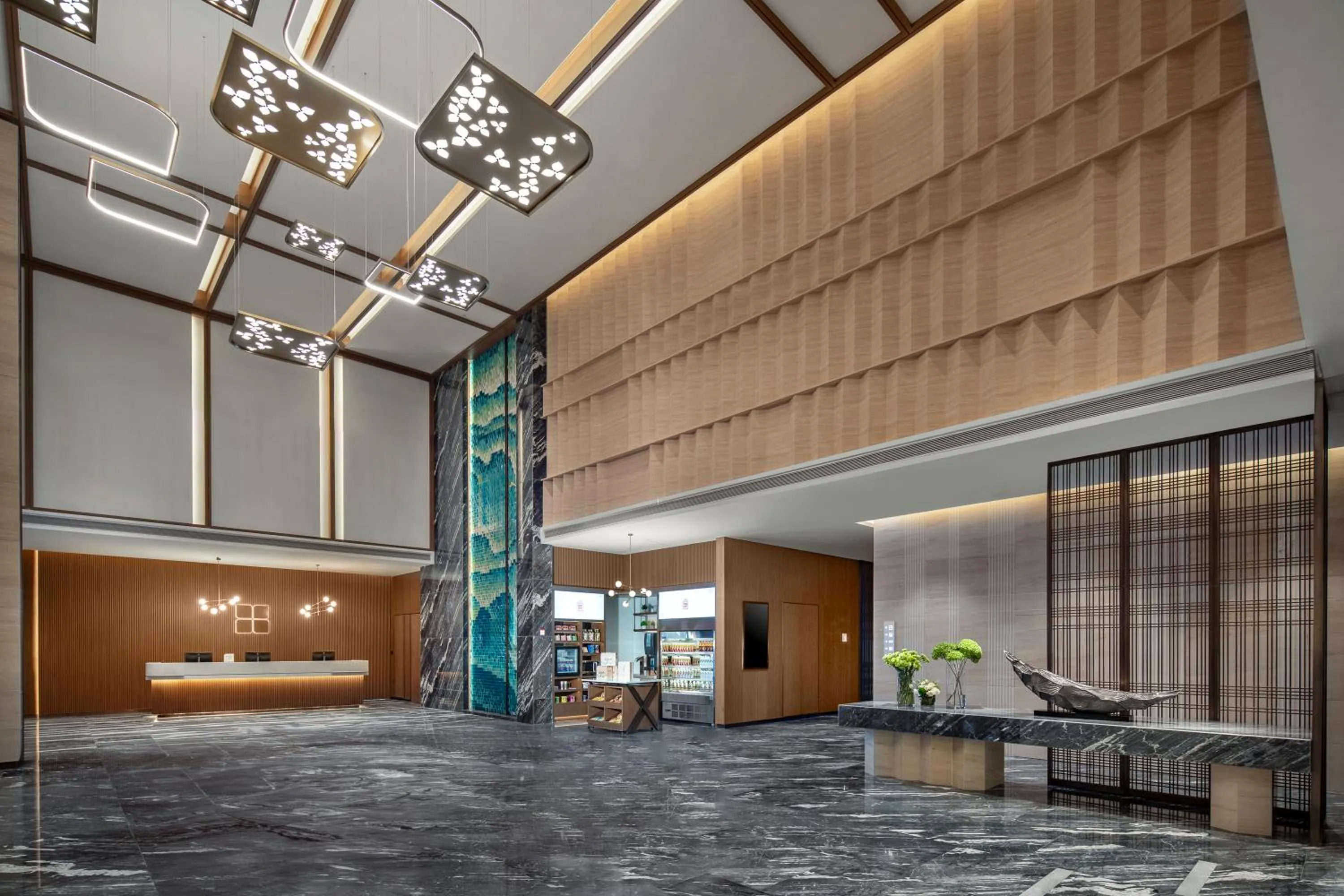 Lobby or reception in Hilton Garden Inn Xingyi Wanfenglin