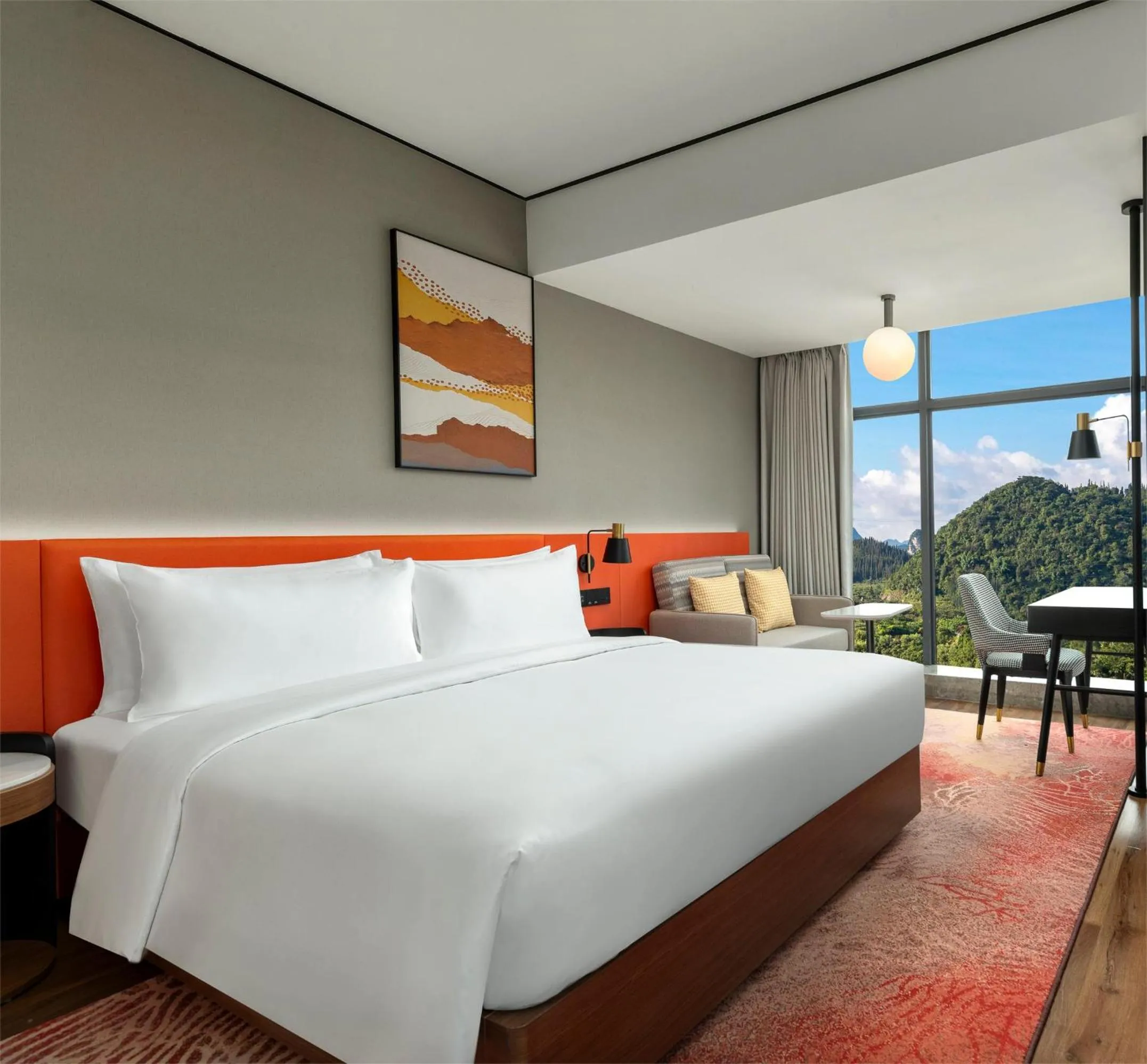 Bed in Hilton Garden Inn Xingyi Wanfenglin