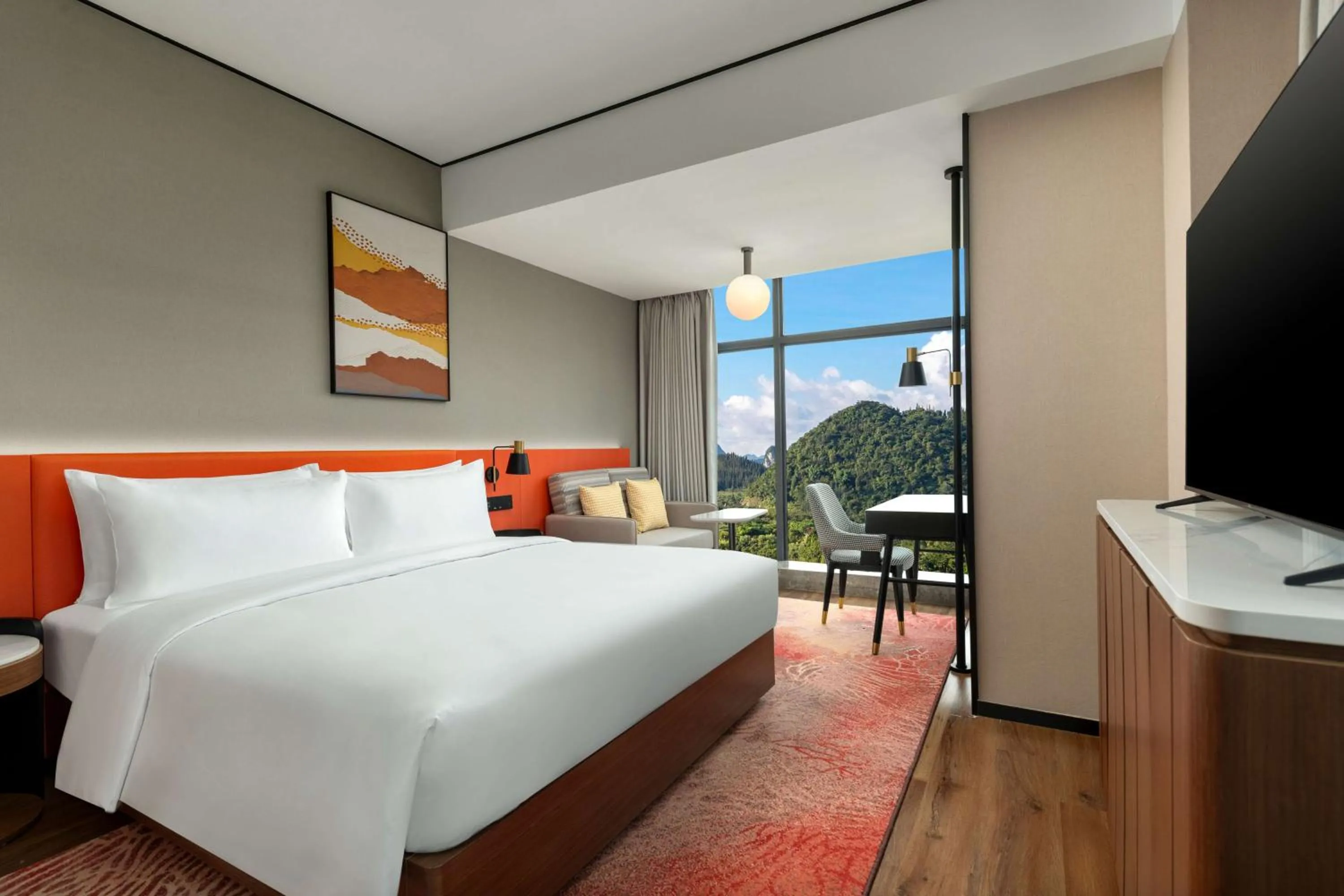 Bed in Hilton Garden Inn Xingyi Wanfenglin