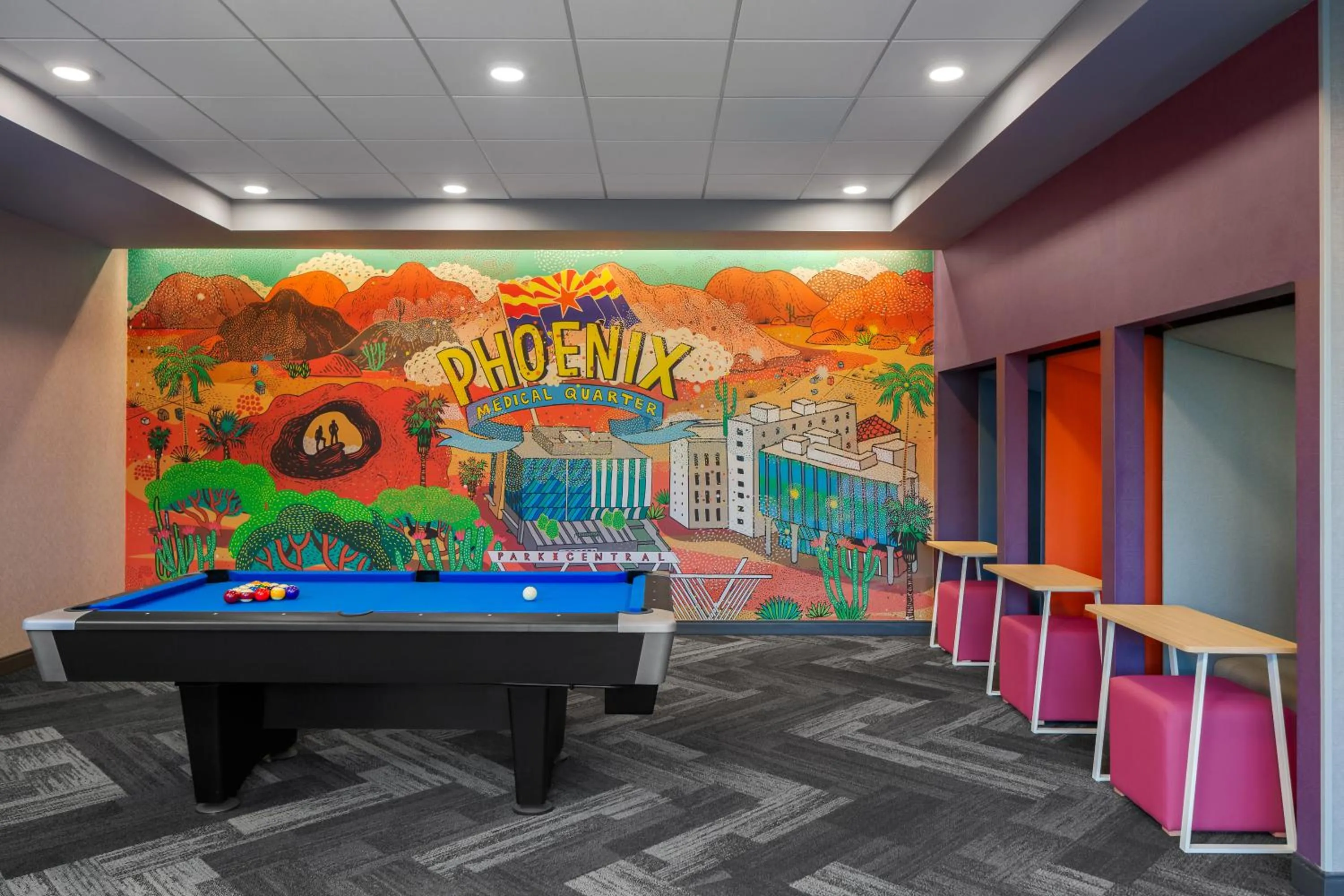 Billiard in Home2 Suites By Hilton Phoenix Midtown