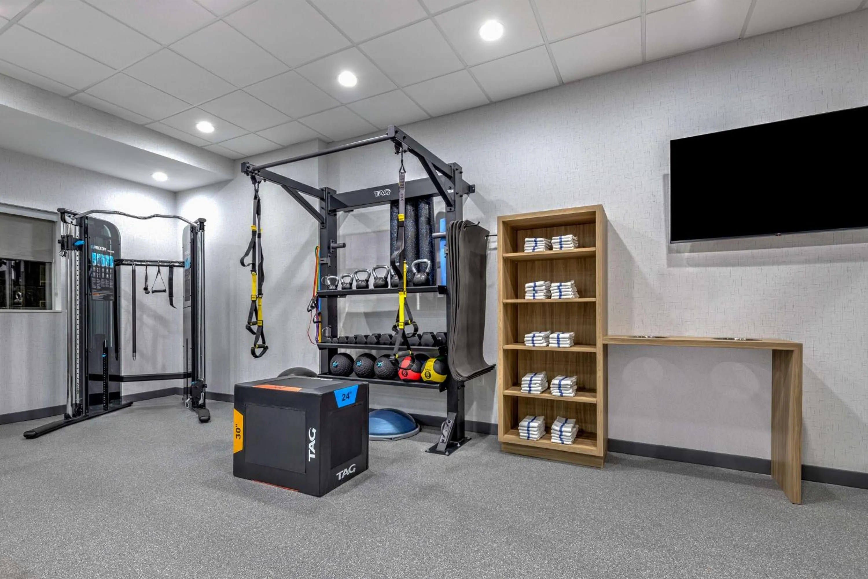 Fitness centre/facilities in Home2 Suites By Hilton Dallas I-30 Cockrell Hill