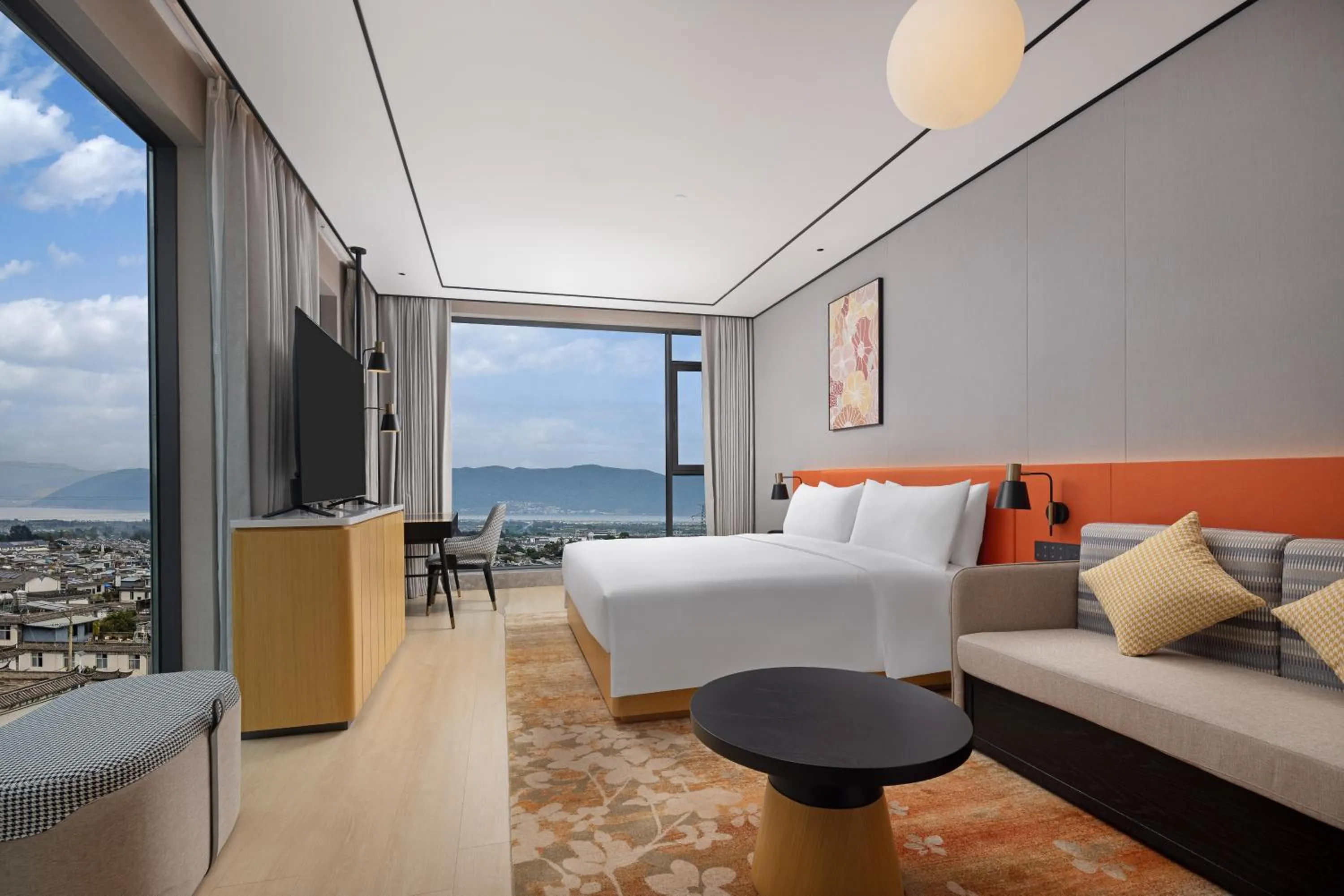 Bedroom, Bed in Hilton Garden Inn Dali Ancient City