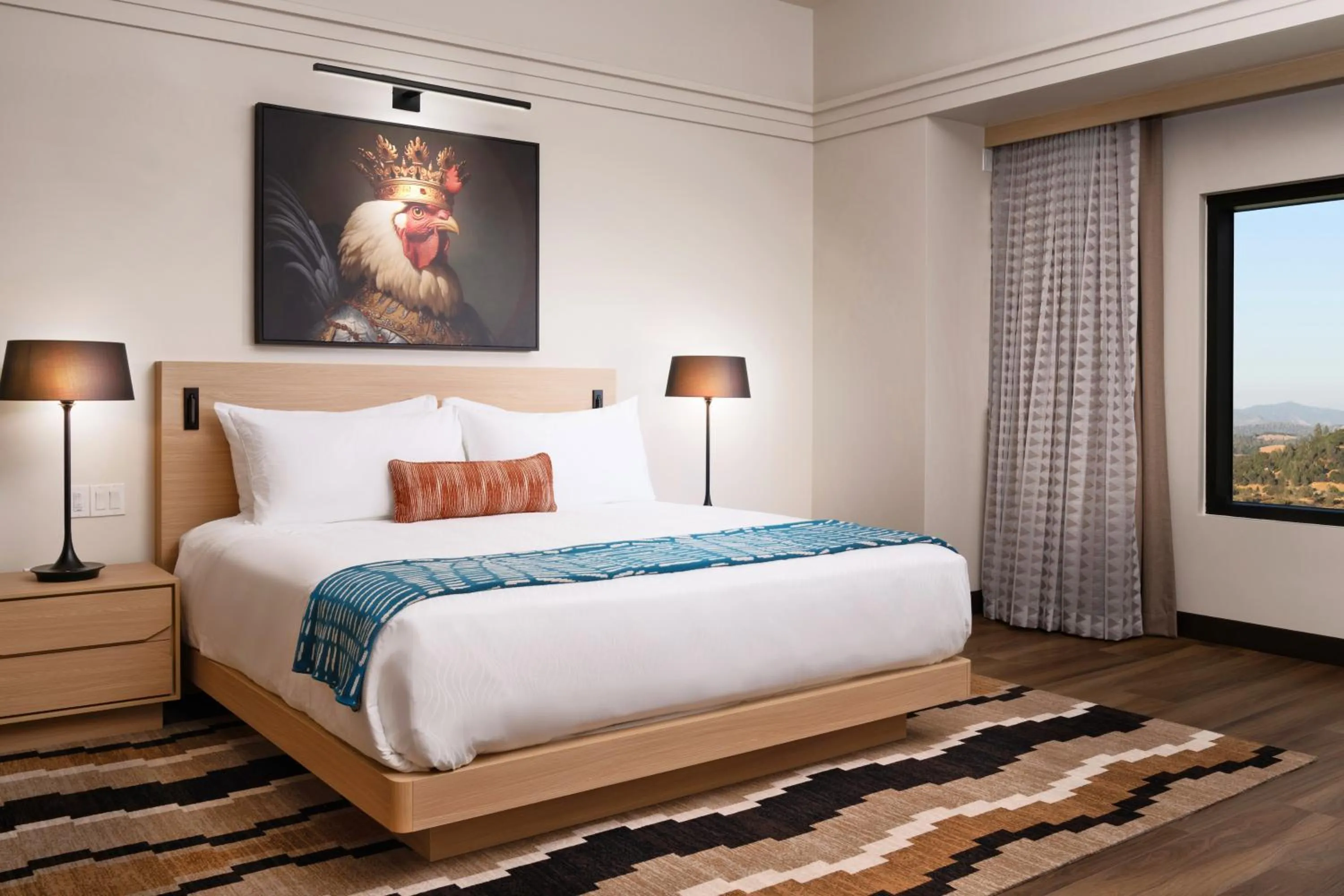 Bed in Chicken Ranch Casino Resort