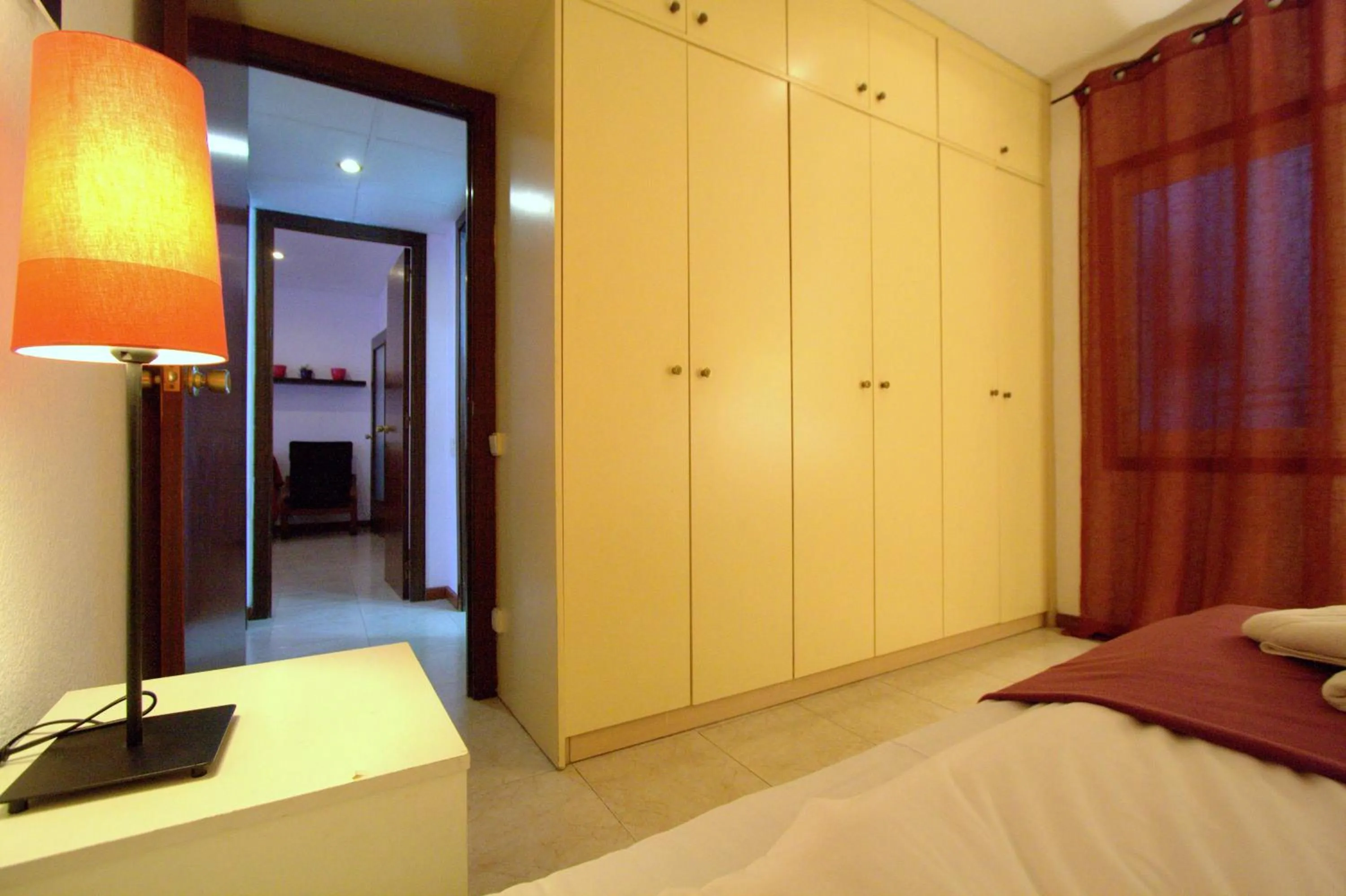 Decorative detail, Bed in La Pedrera Residence
