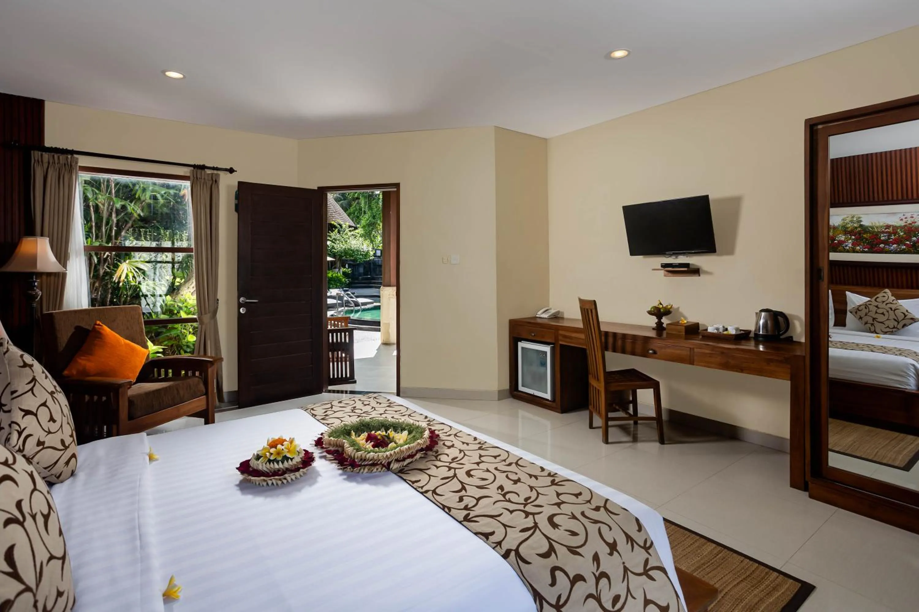 Bed in Kadiga Villas Ubud by GenuineHost