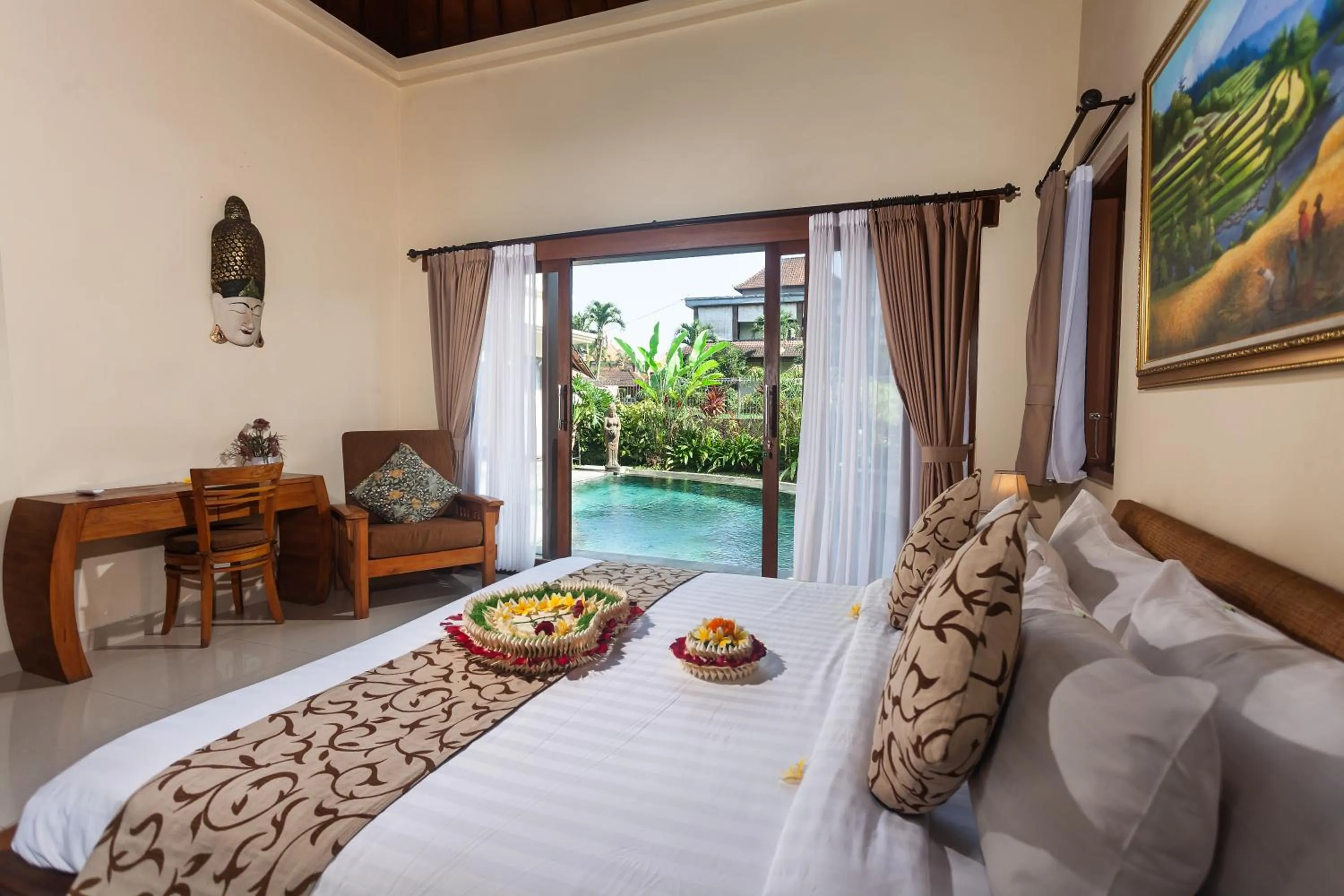 Bed in Kadiga Villas Ubud by GenuineHost
