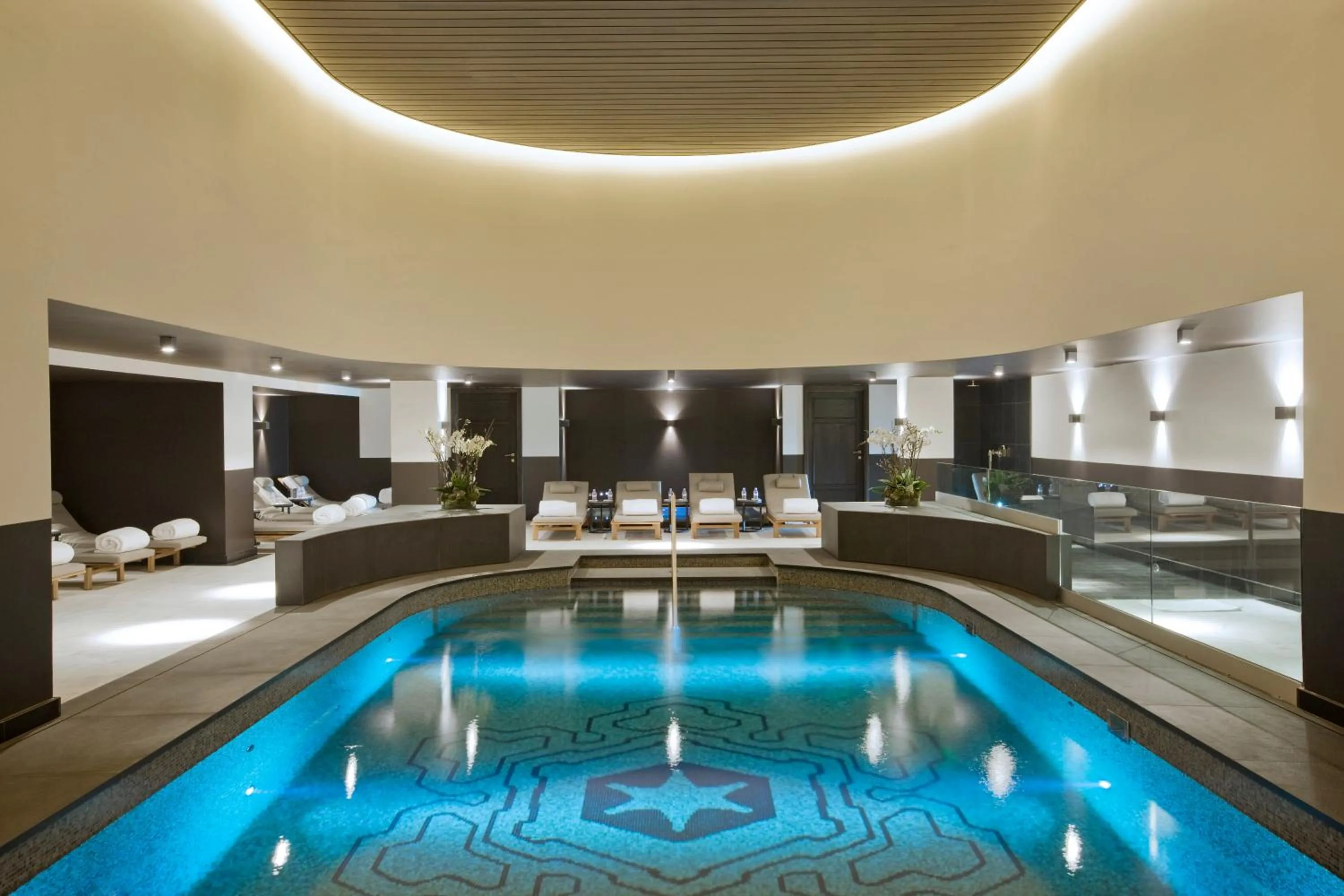 Spa and wellness centre/facilities in Apogée Courchevel, Oetker Hotels