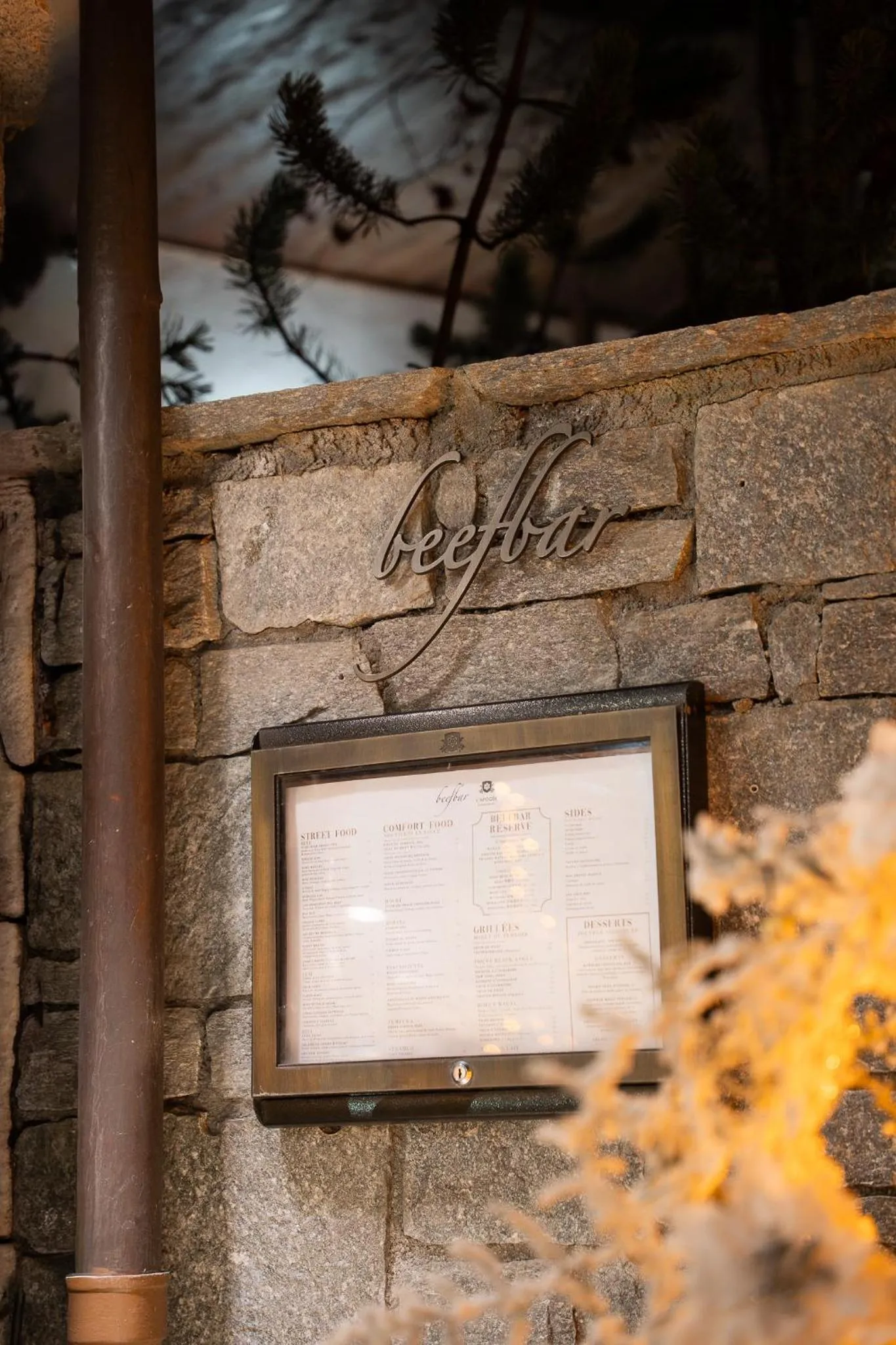 Restaurant/places to eat in Apogée Courchevel, Oetker Hotels