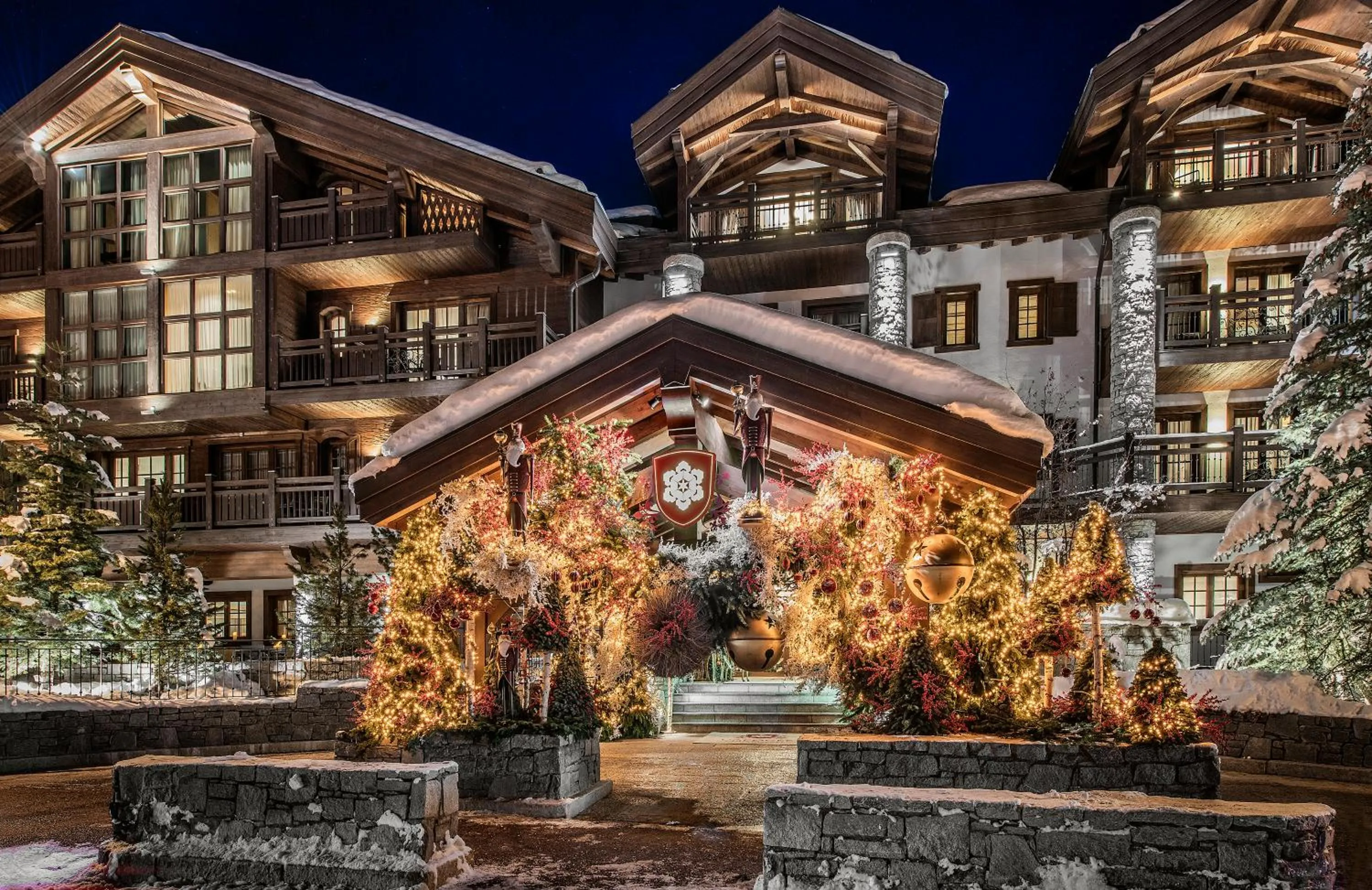 Property building in Apogée Courchevel, Oetker Hotels