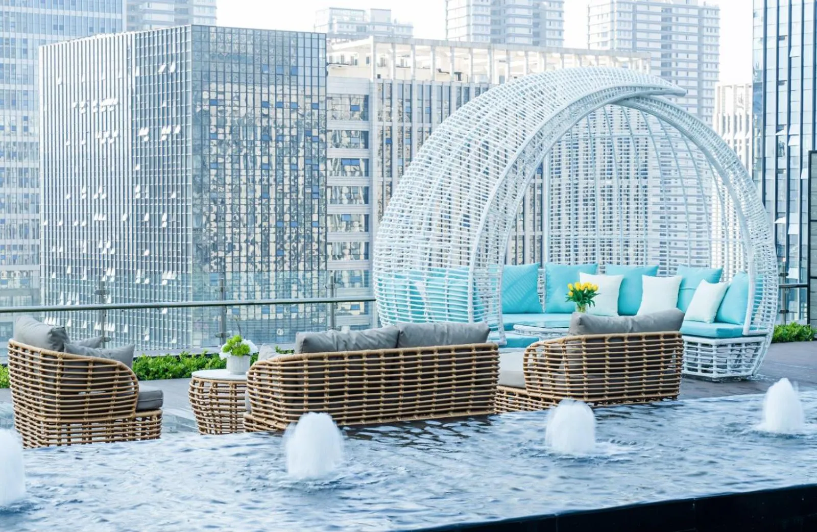 Seating area in YTL ChangChengYunYue Hotel