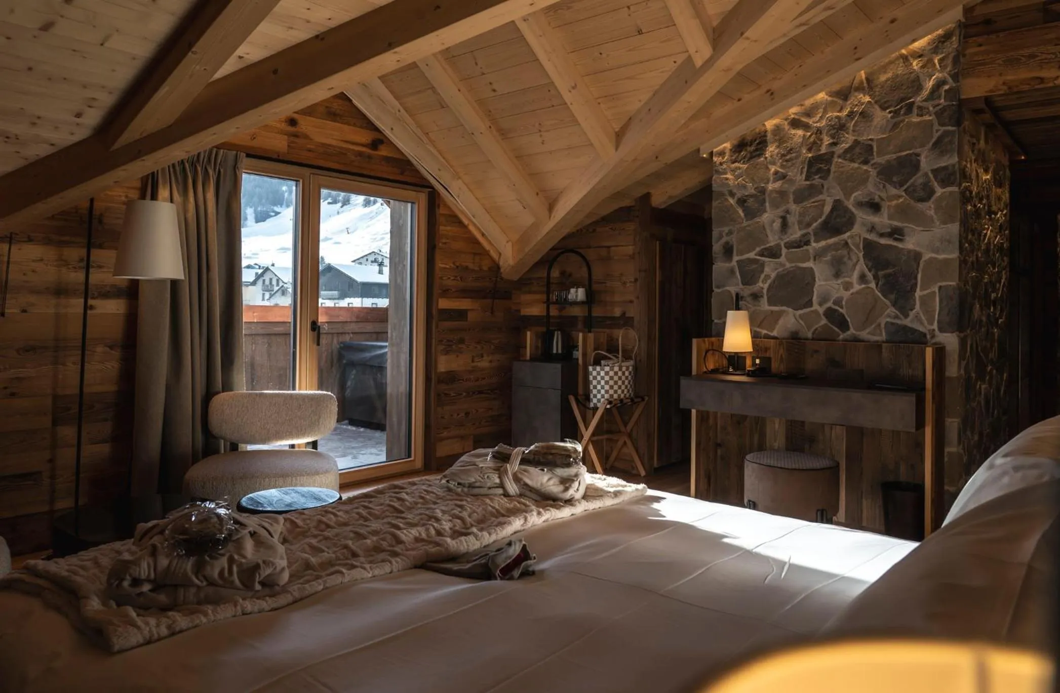 Bed in Mont Chalet Nevada - Hotel & Spa