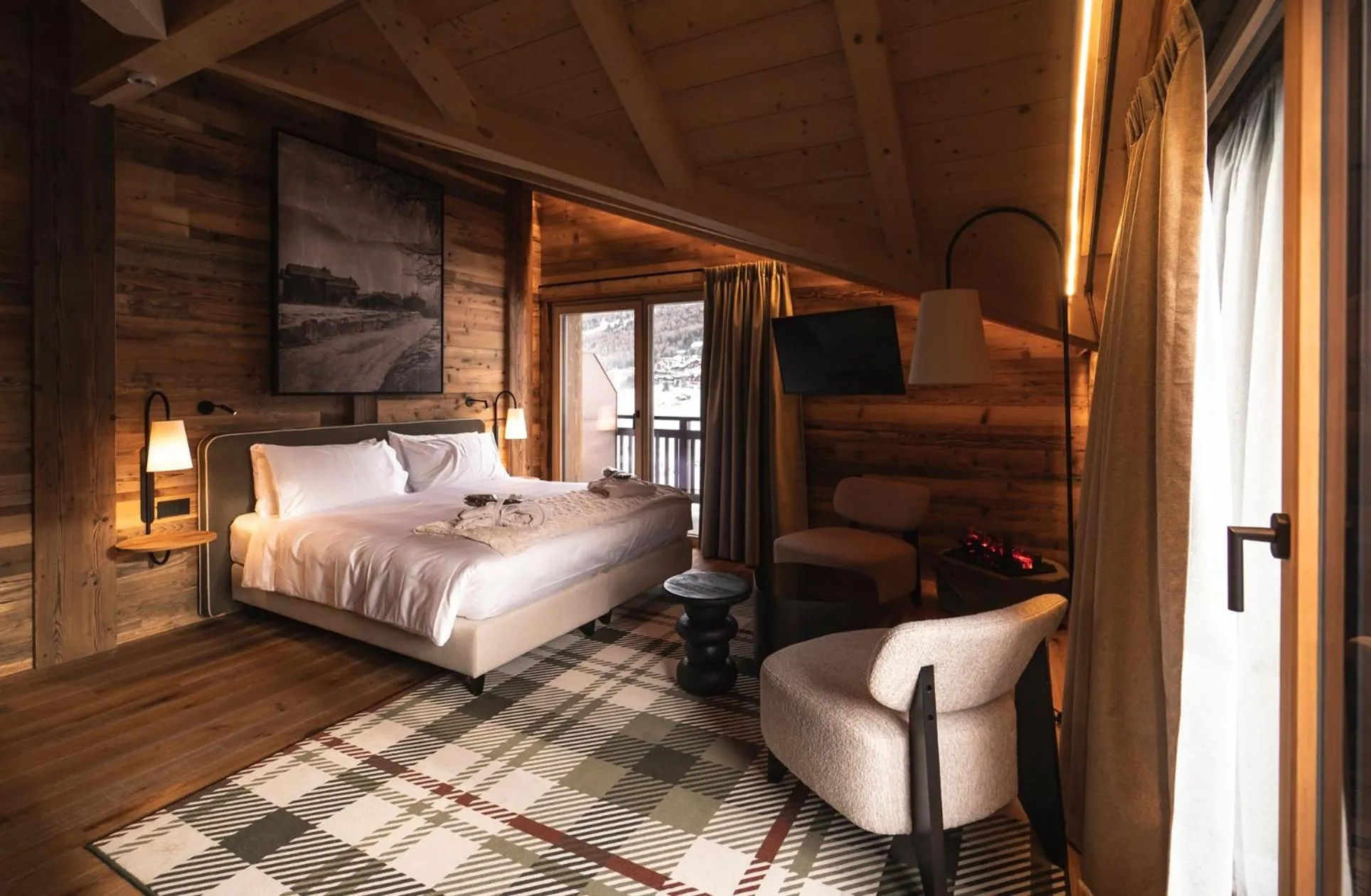 Bed in Mont Chalet Nevada - Hotel & Spa