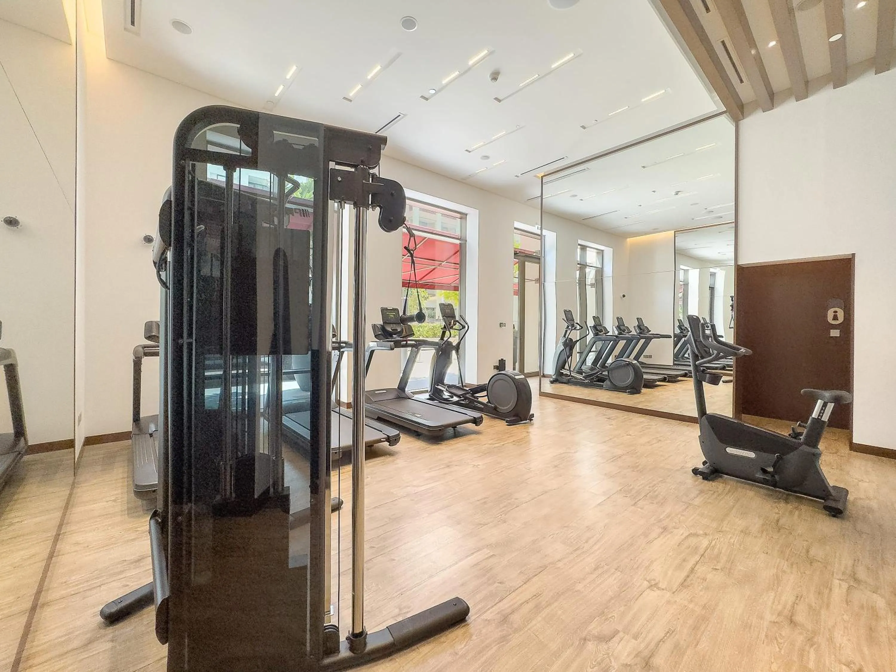 Fitness centre/facilities in Silkhaus Chic 1BDR with 1 Study Room in Dubai Marina