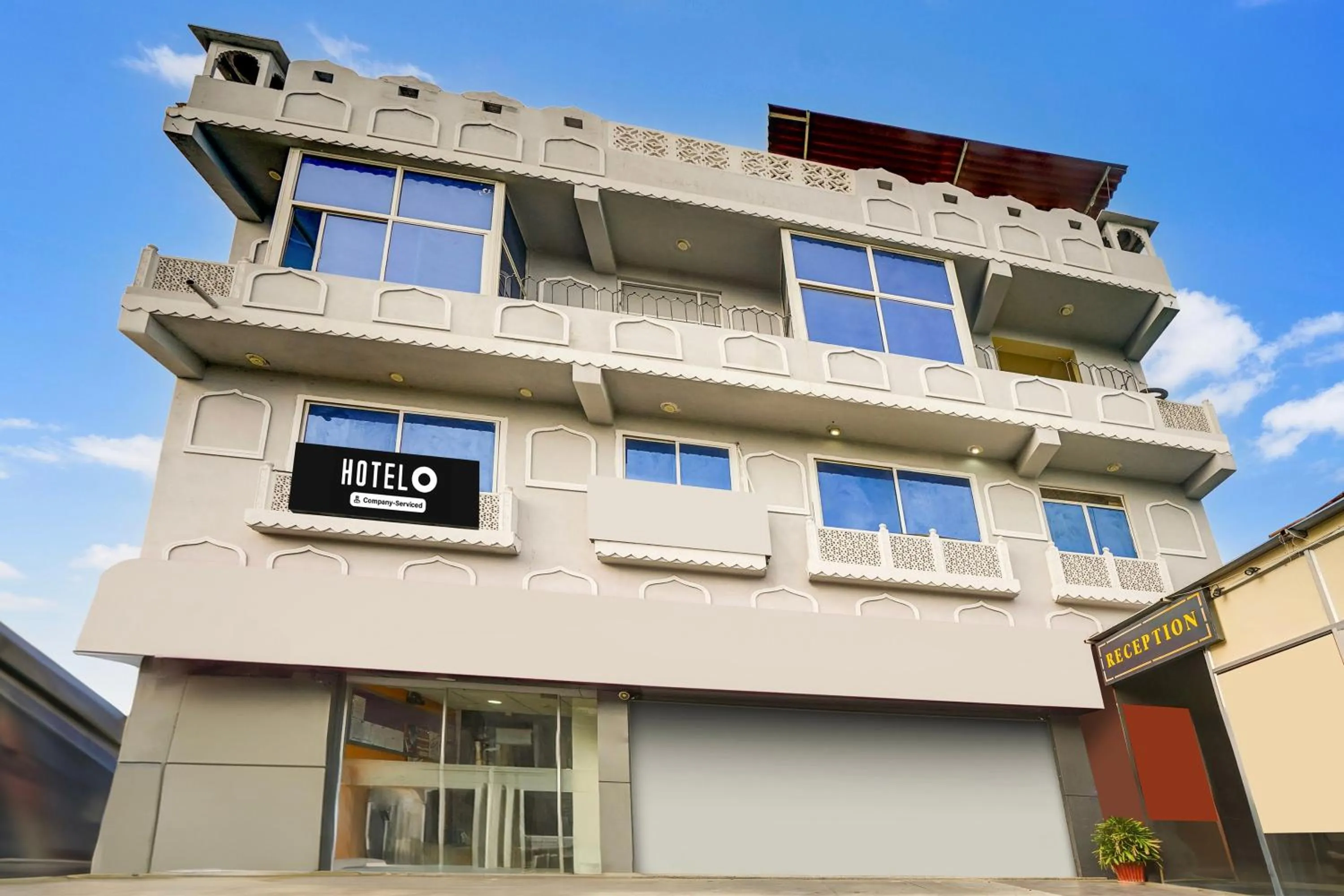 Facade/entrance in Hotel O JLN Marg Malviya Nagar Formerly Hotel Braj Haveli