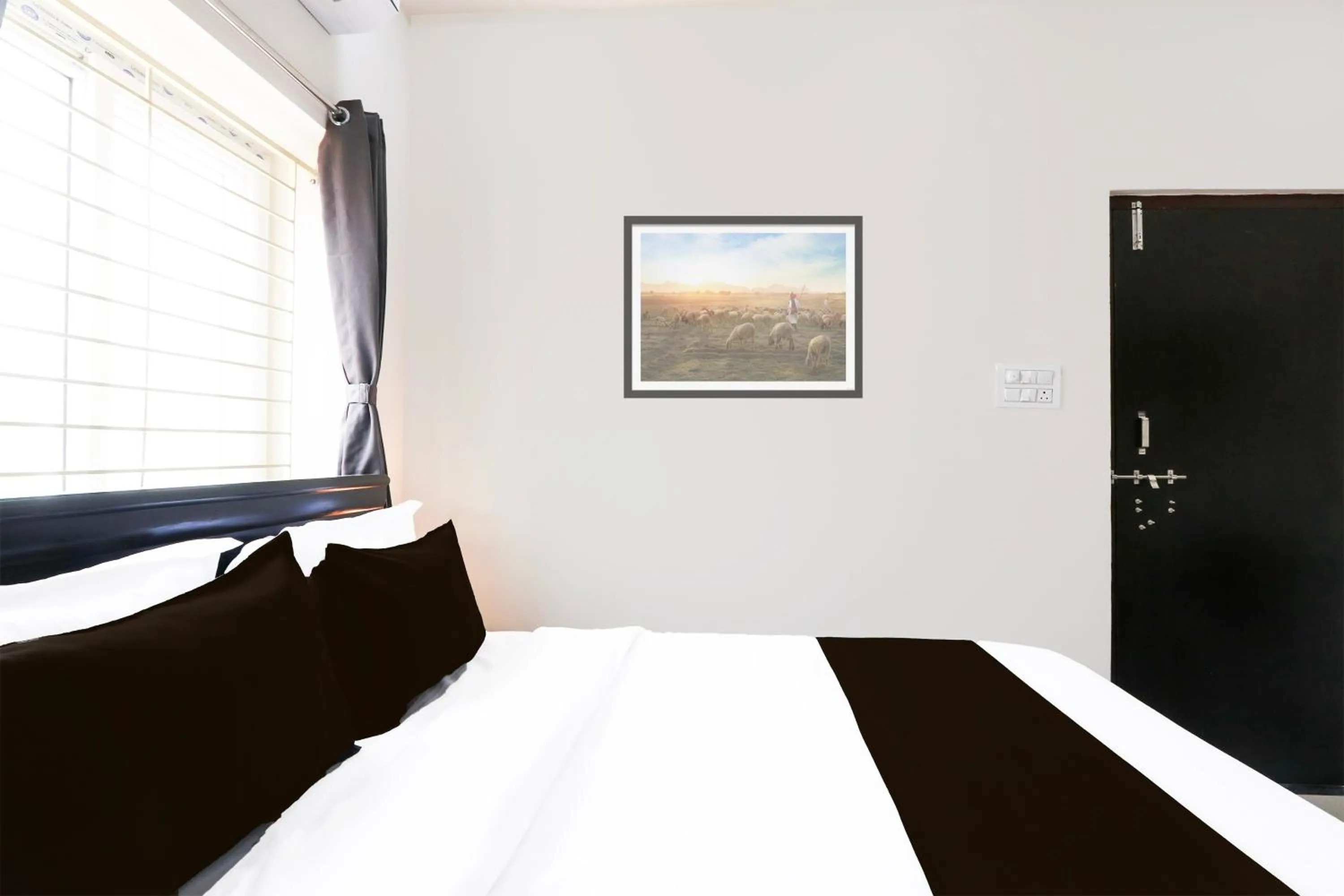 Bedroom, Bed in Super Hotel O Adibatla near TCS