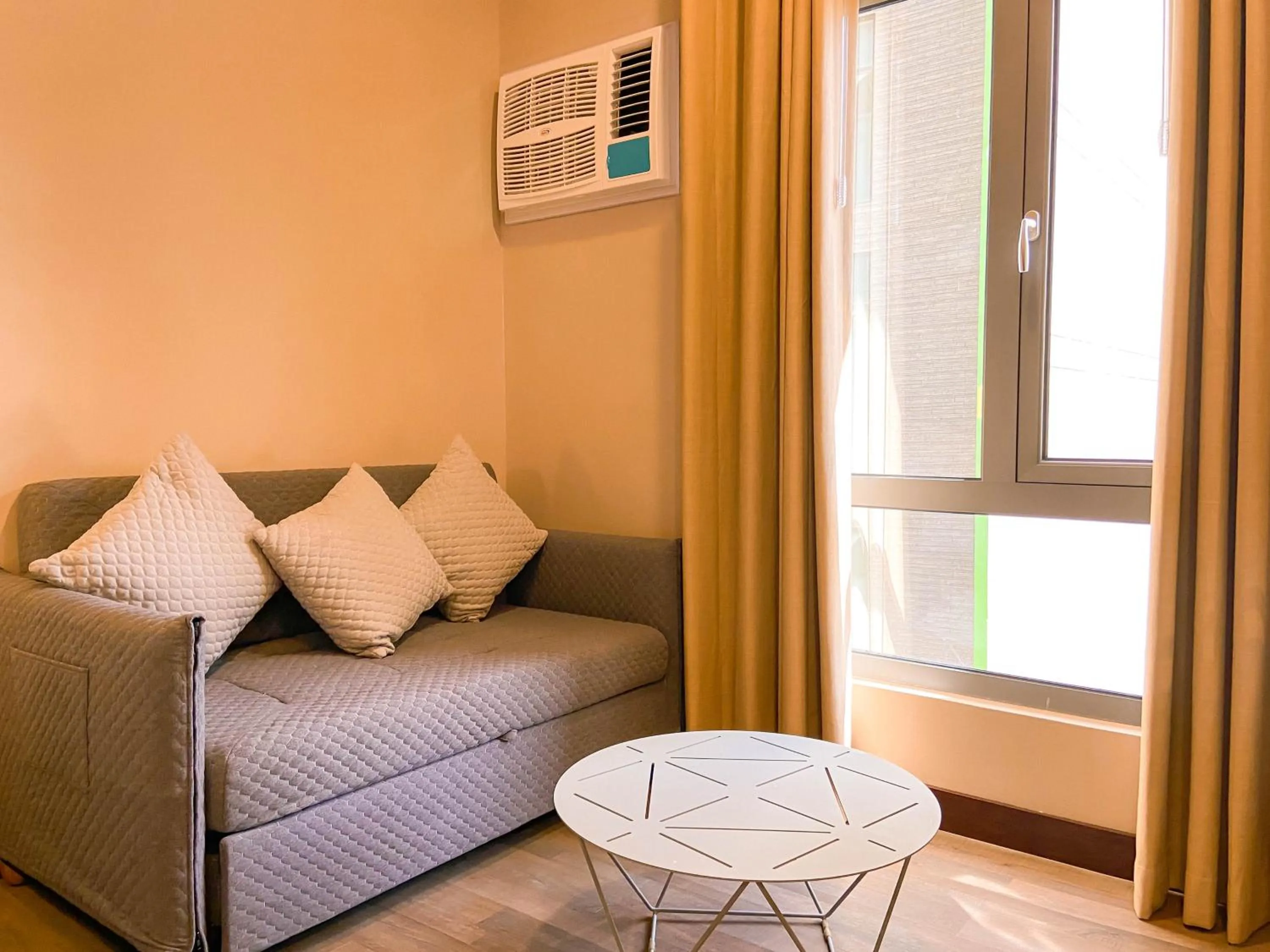 Seating area in Staycity Serviced Apartment