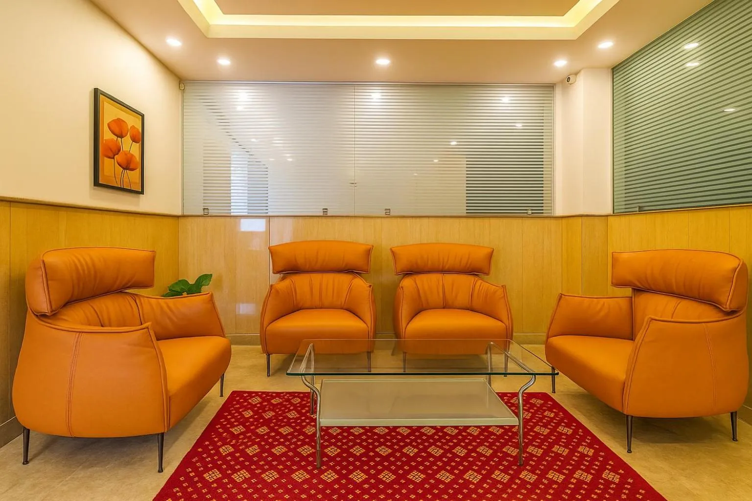 Seating area in Hotel Kian by JMD Group