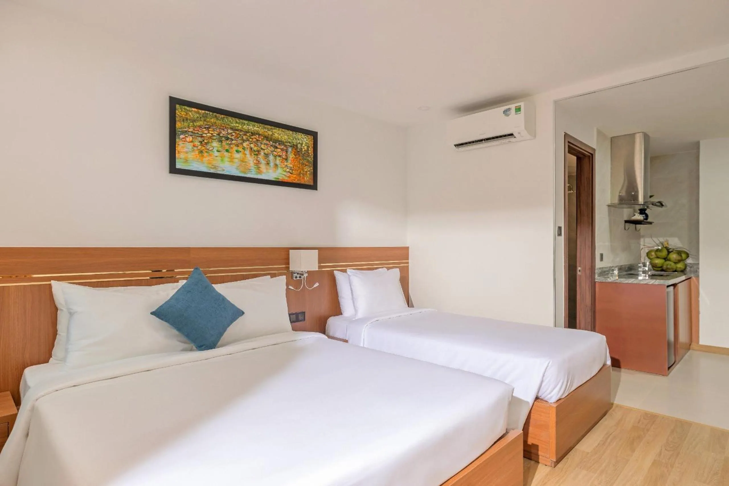 Bed in VieLa Apartment Nha Trang