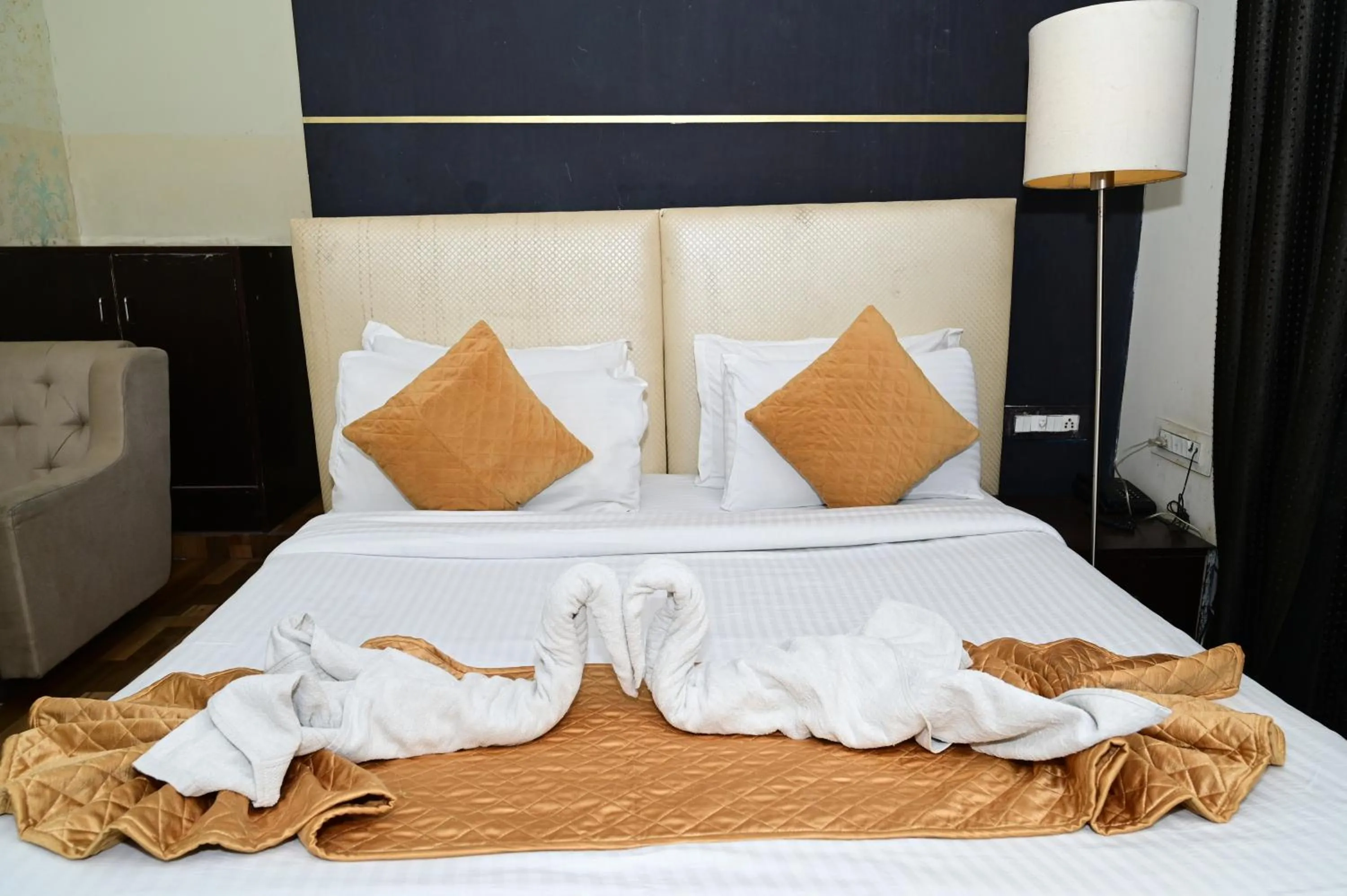 Bedroom in Hotel Krishna Pride