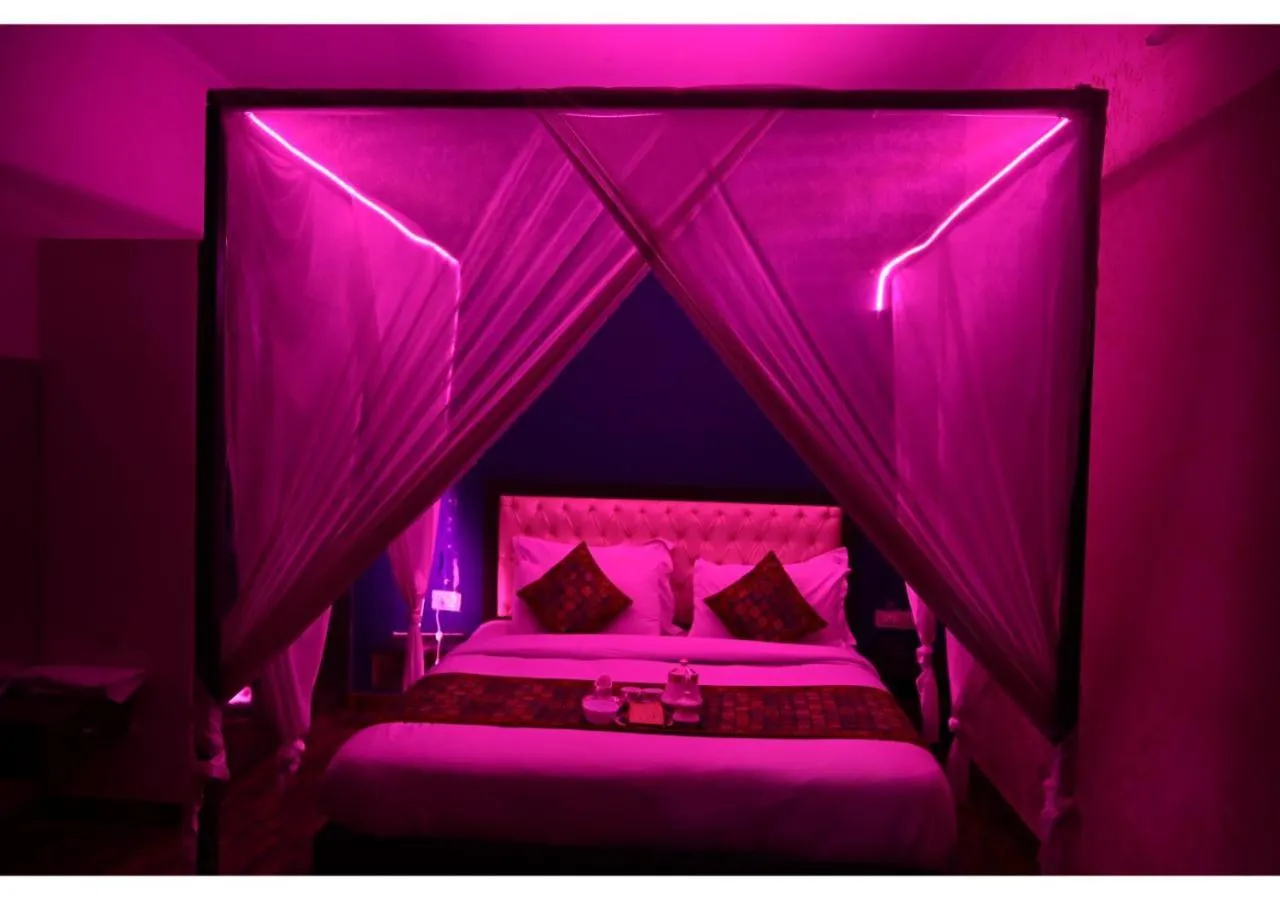 Bedroom, Bed in Hotel Krishna Pride