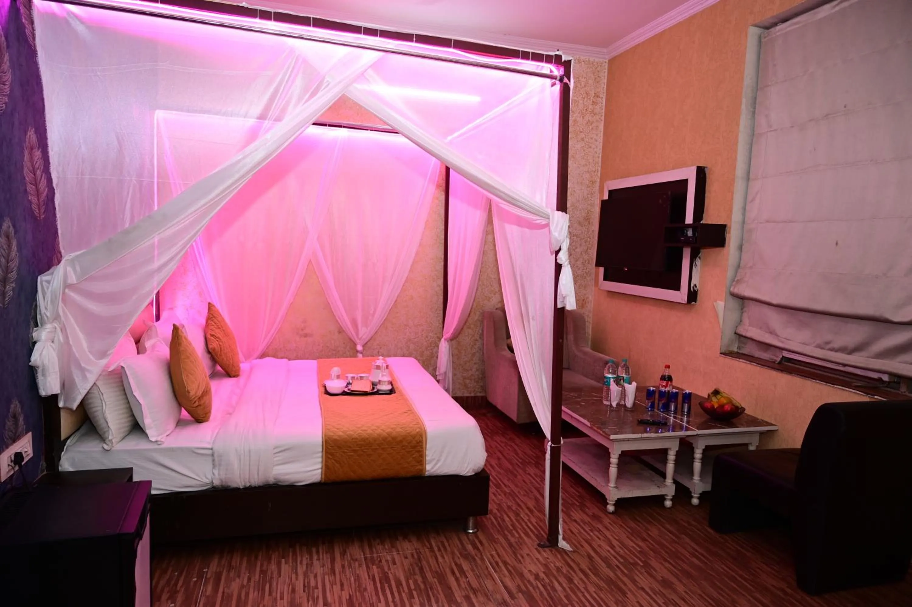 Bedroom, Bed in Hotel Krishna Pride