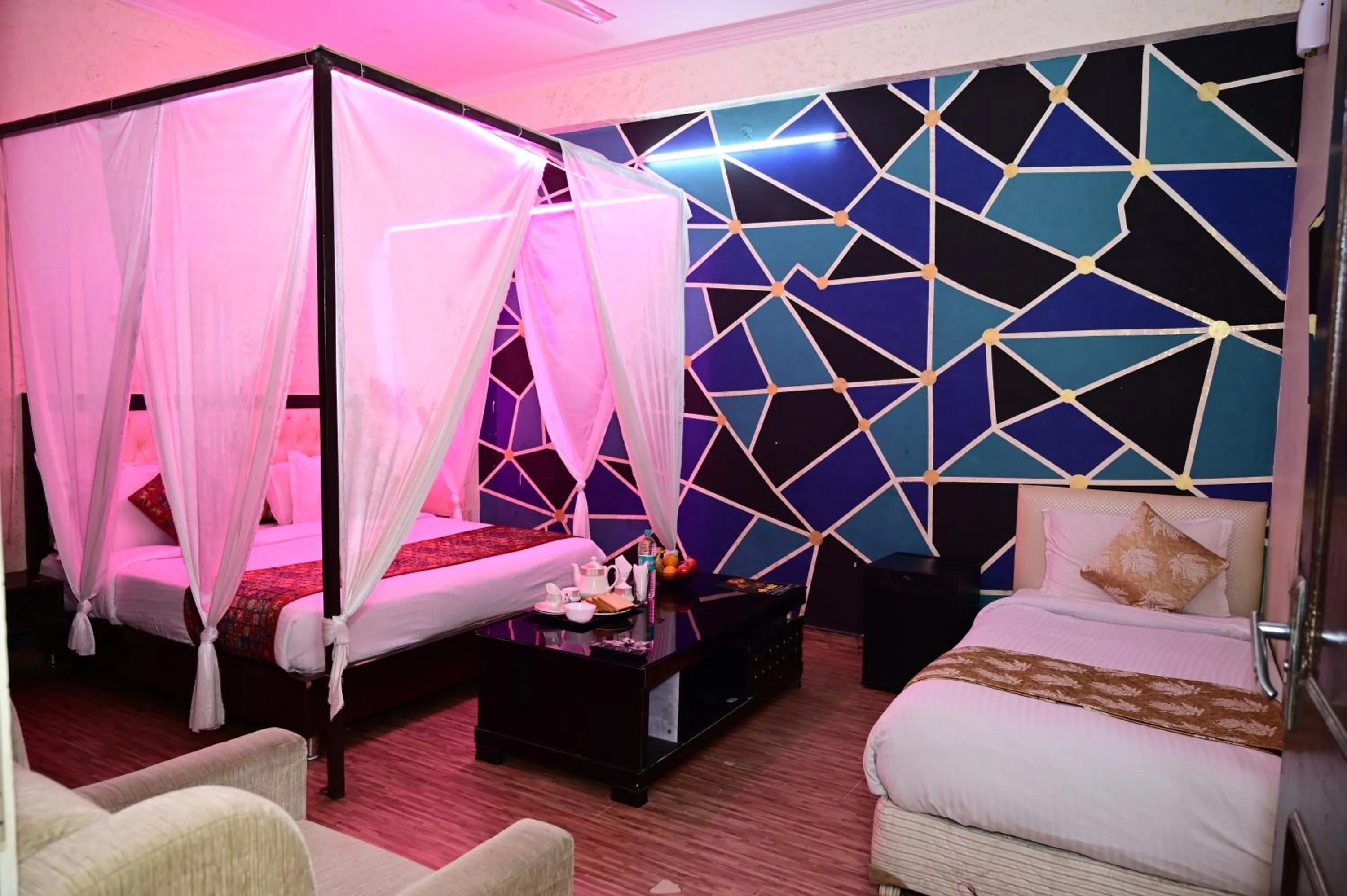 Bedroom in Hotel Krishna Pride