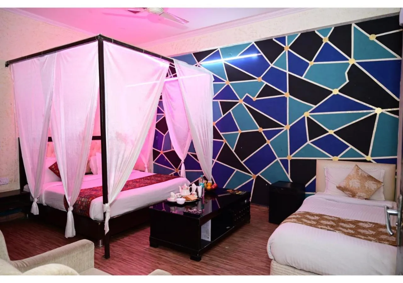 Bedroom, Bed in Hotel Krishna Pride