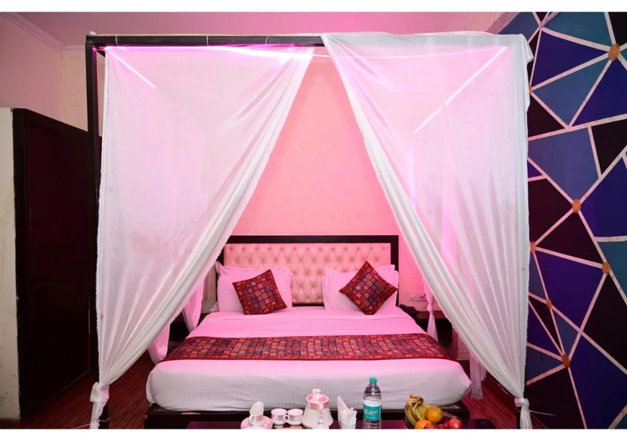 Bedroom, Bed in Hotel Krishna Pride