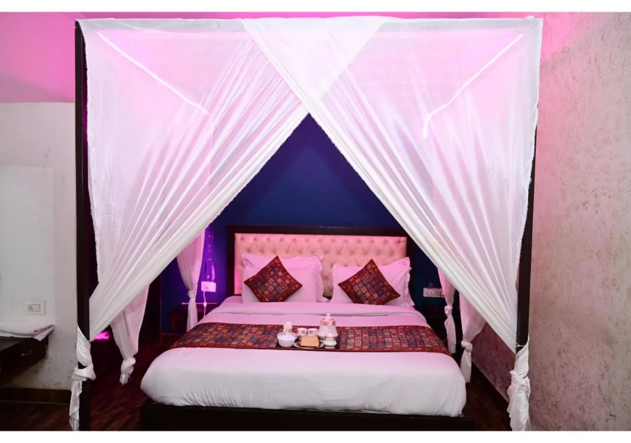 Bedroom, Bed in Hotel Krishna Pride