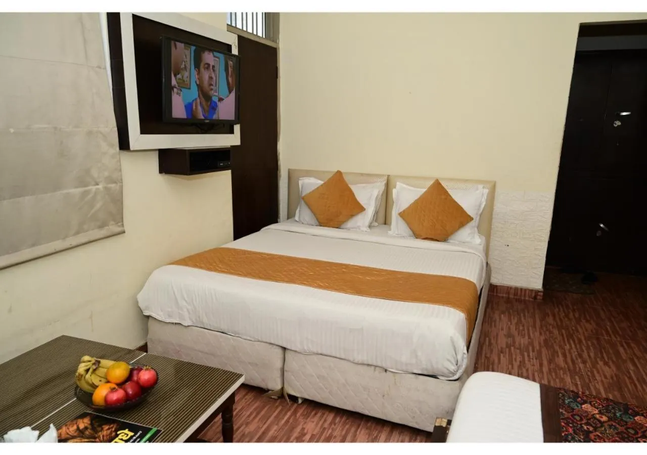 Bedroom, Bed in Hotel Krishna Pride