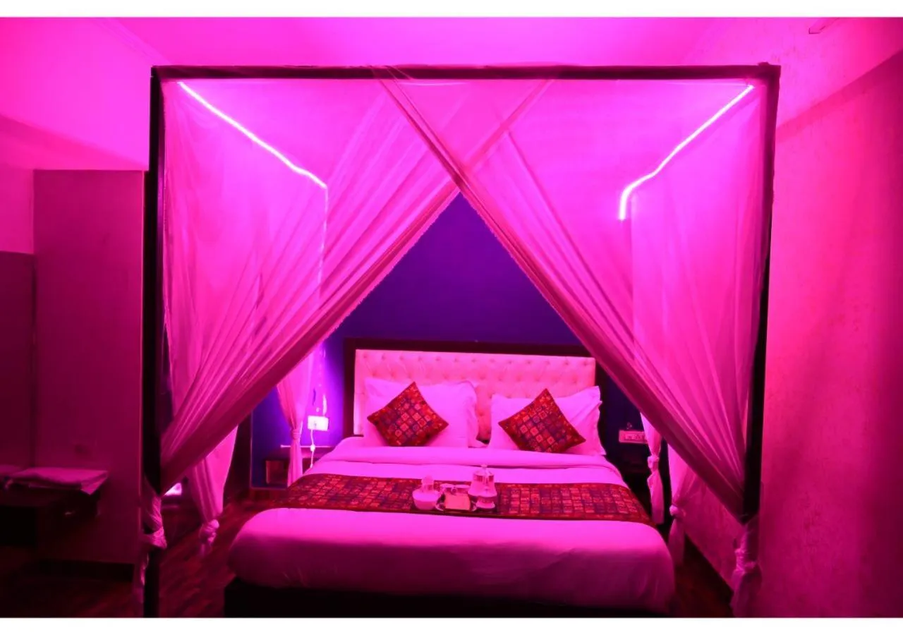 Bedroom, Bed in Hotel Krishna Pride