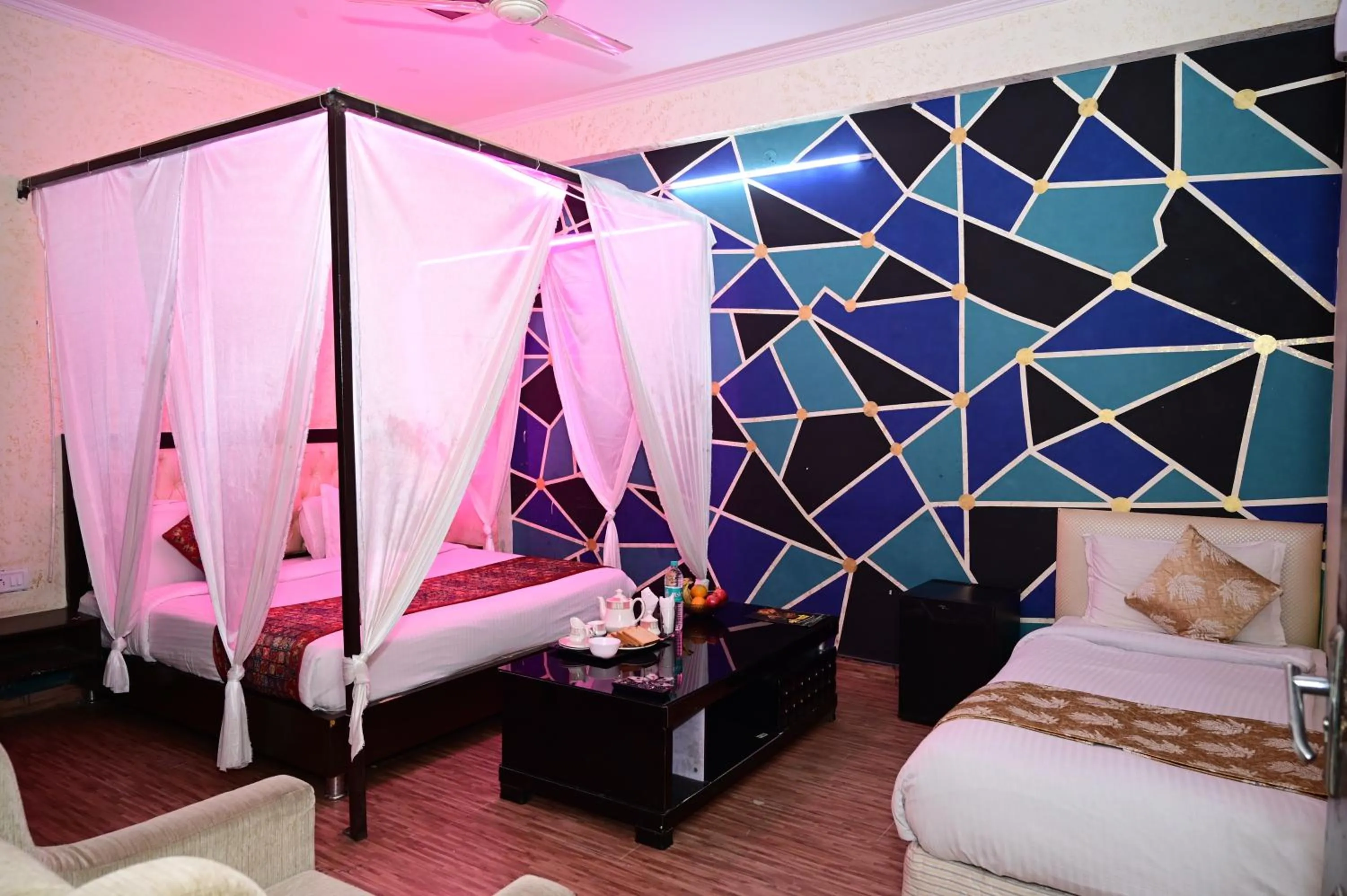 Bedroom in Hotel Krishna Pride