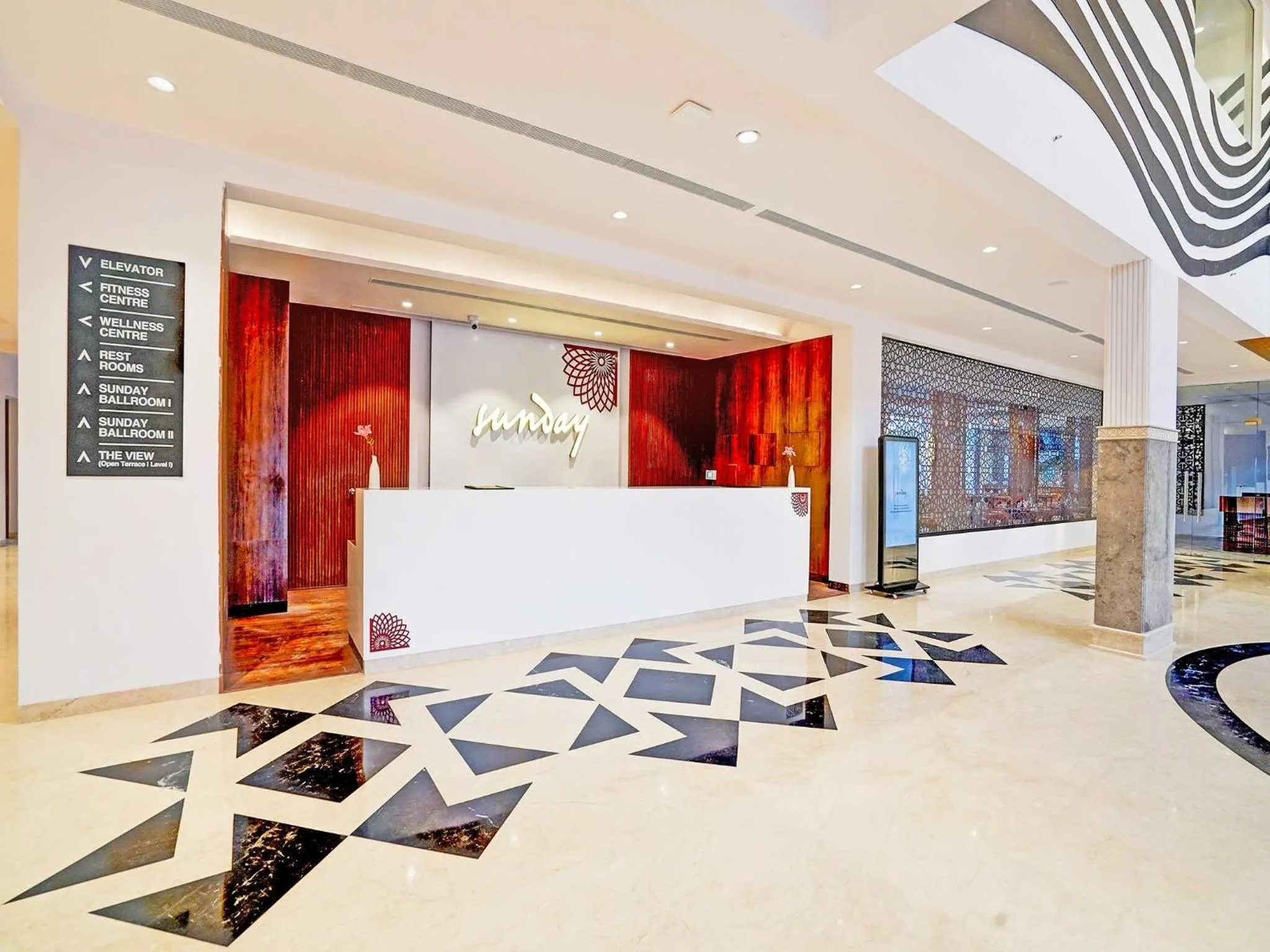 Lobby or reception in Sunday Resort & Spa by CheckIn Manesar Gurugram